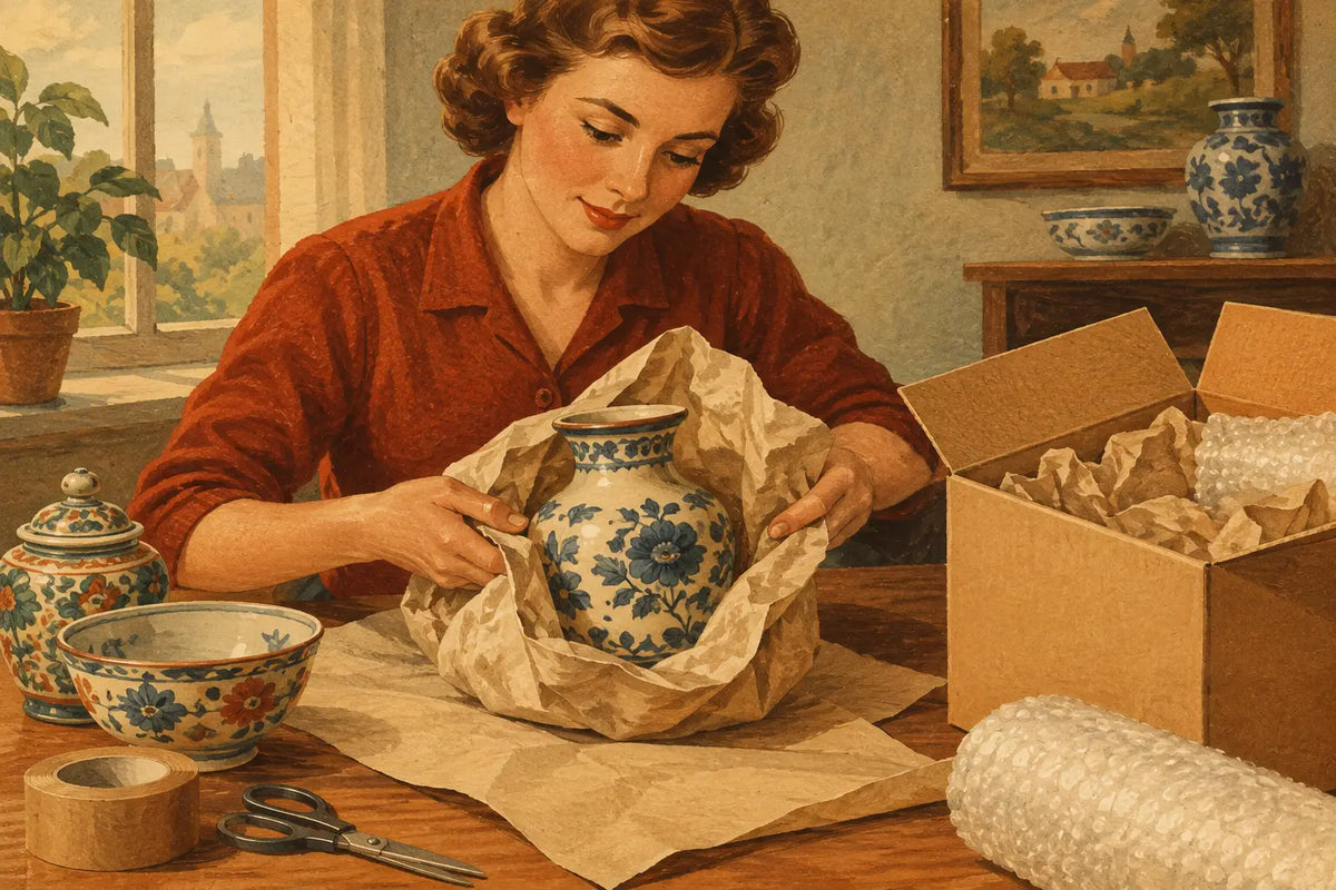 Alte Keramik sicher verpacken und heil versenden