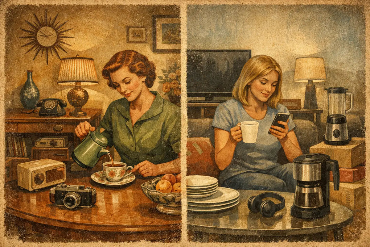 Vintage Deko vs Massenware im Alltag