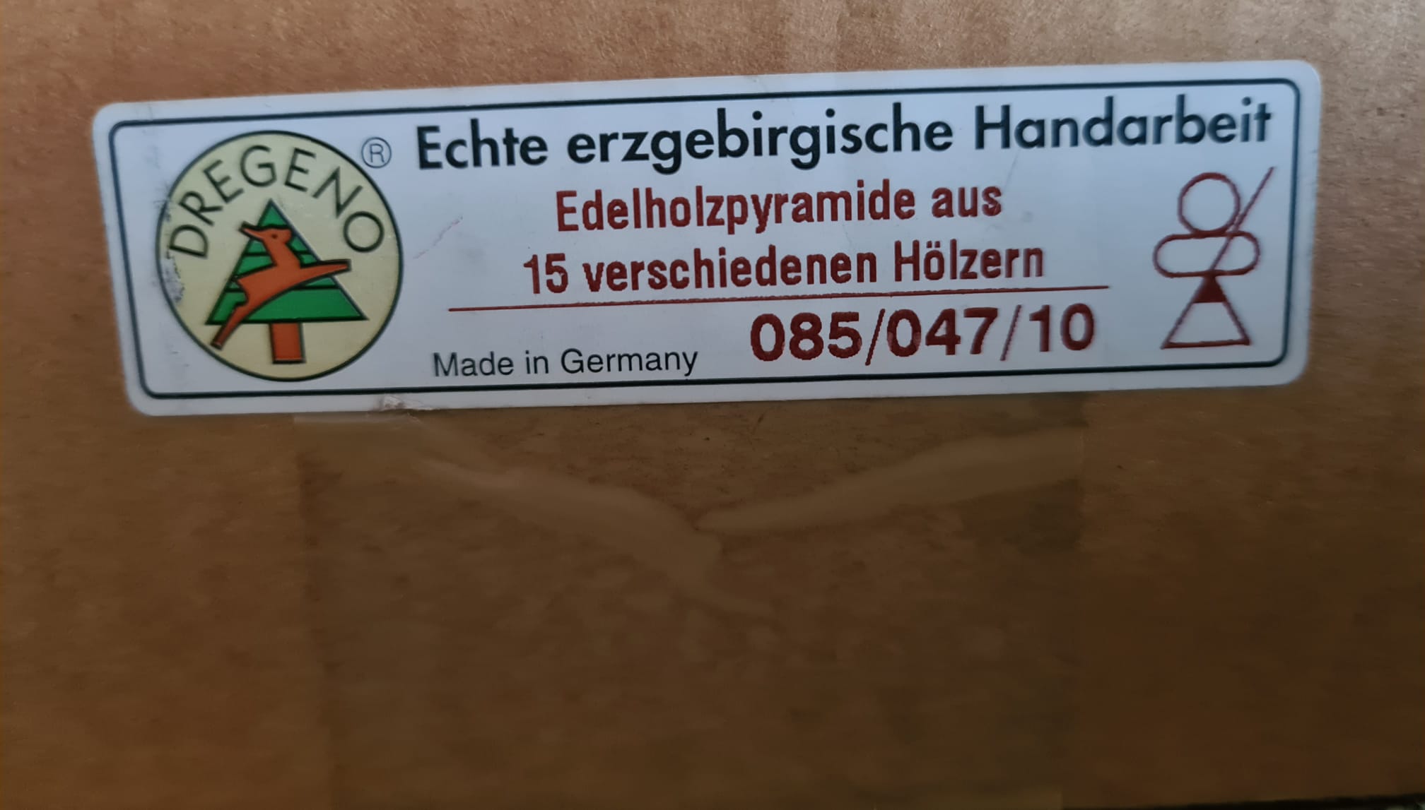 Zeidler Weihnachtspyramide aus dem Erzgebirge Dregeno