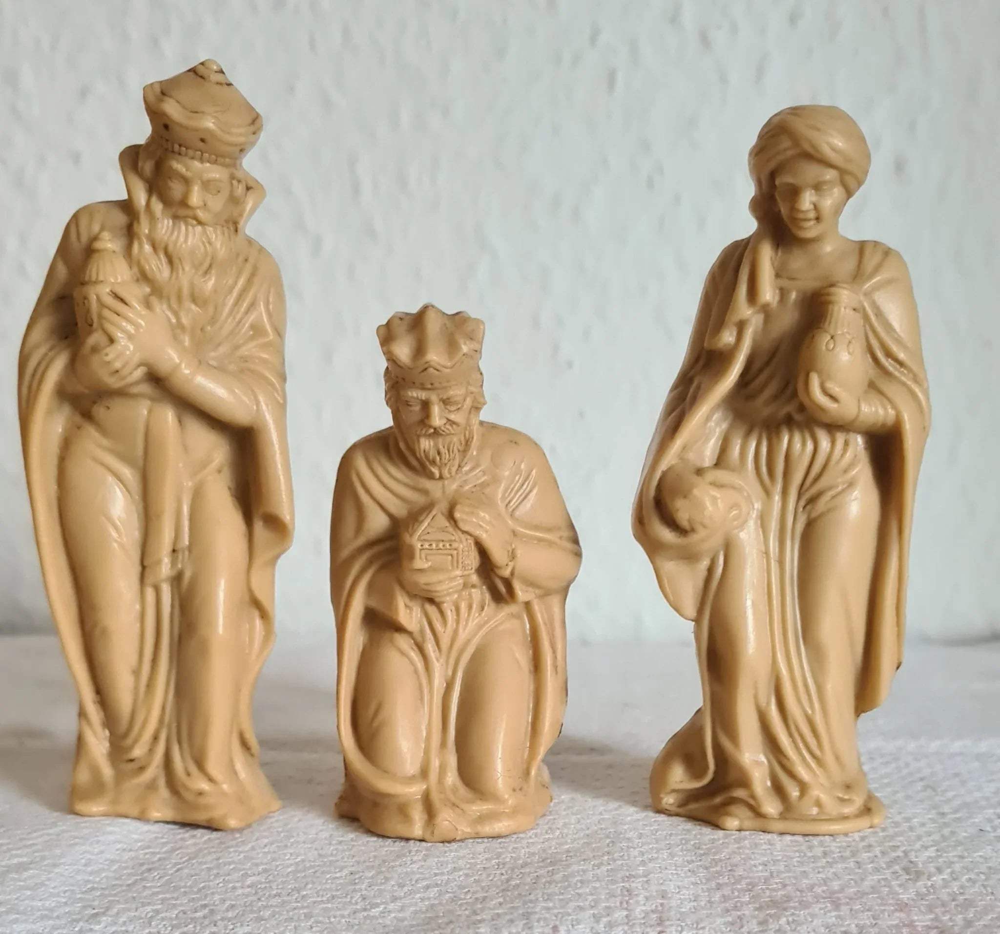 Krippenspiel Elastolin-Figuren / Weihnachten