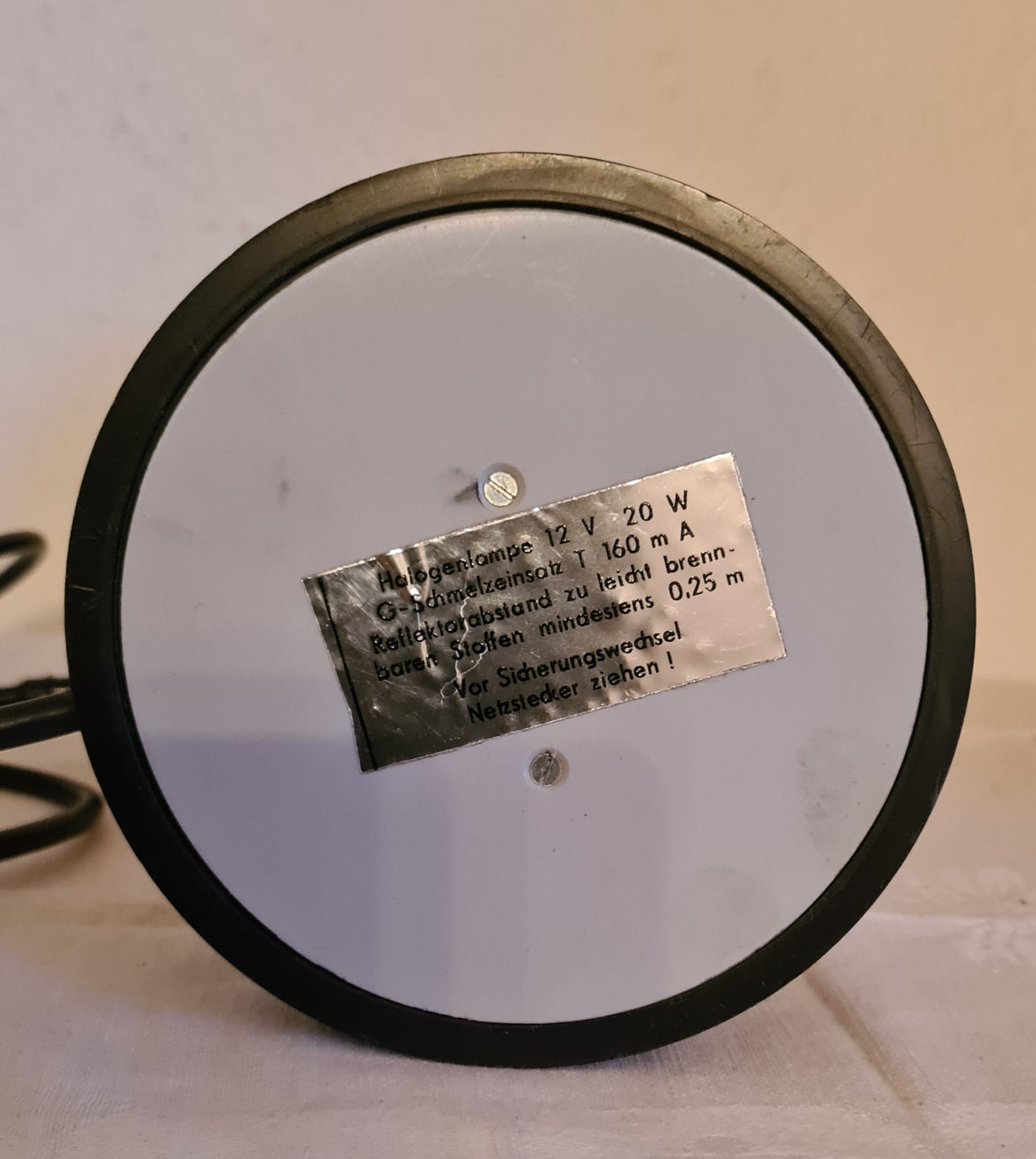 Alte DDR NARVA Halogenlampe, Werkstattlampe Typ 4850 ca. 1970