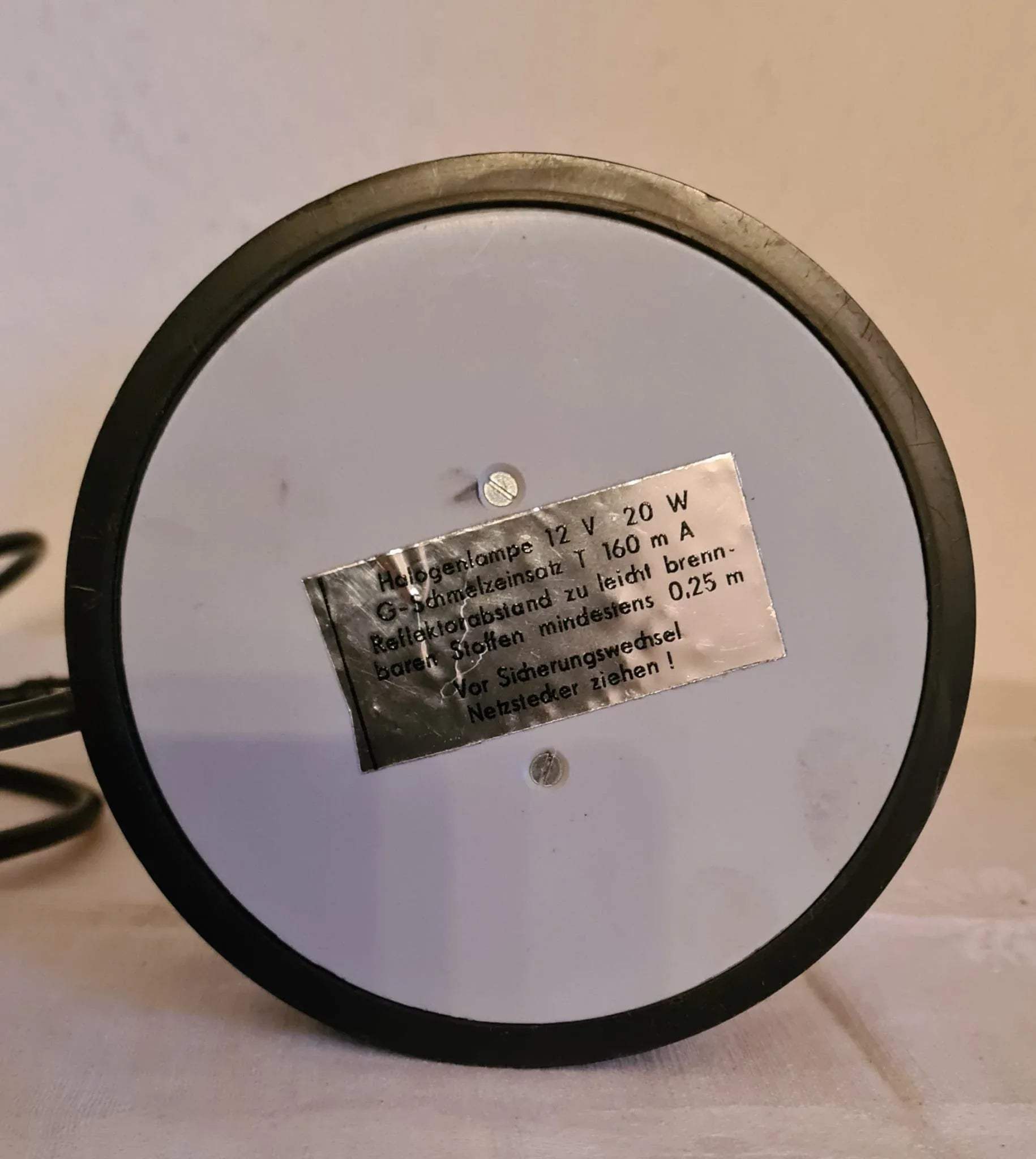 Alte DDR NARVA Halogenlampe, Werkstattlampe Typ 4850 ca. 1970