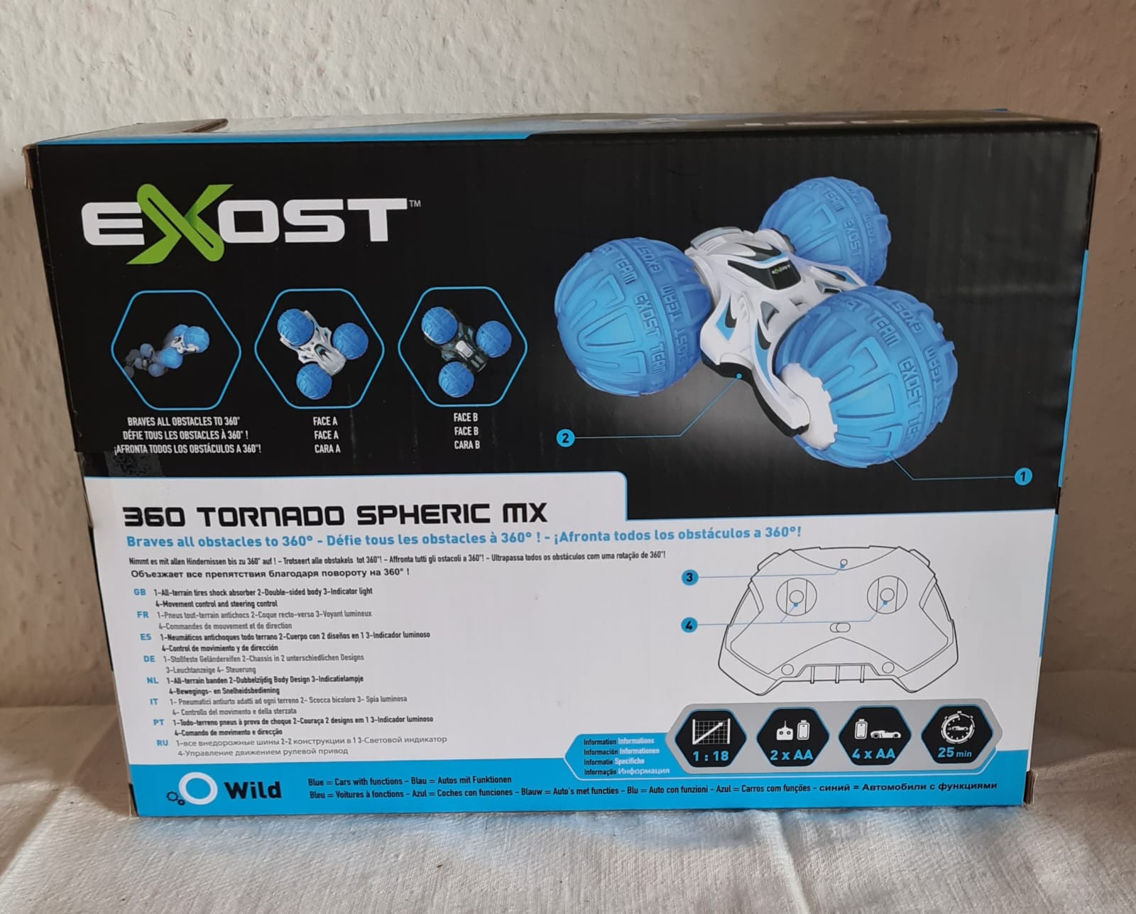 Exost 360 Tornado Spheric MX ferngesteuertes Spielzeug-Rennauto/Stuntauto