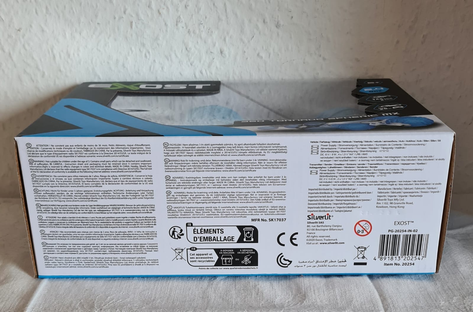 Exost 360 Tornado Spheric MX ferngesteuertes Spielzeug-Rennauto/Stuntauto