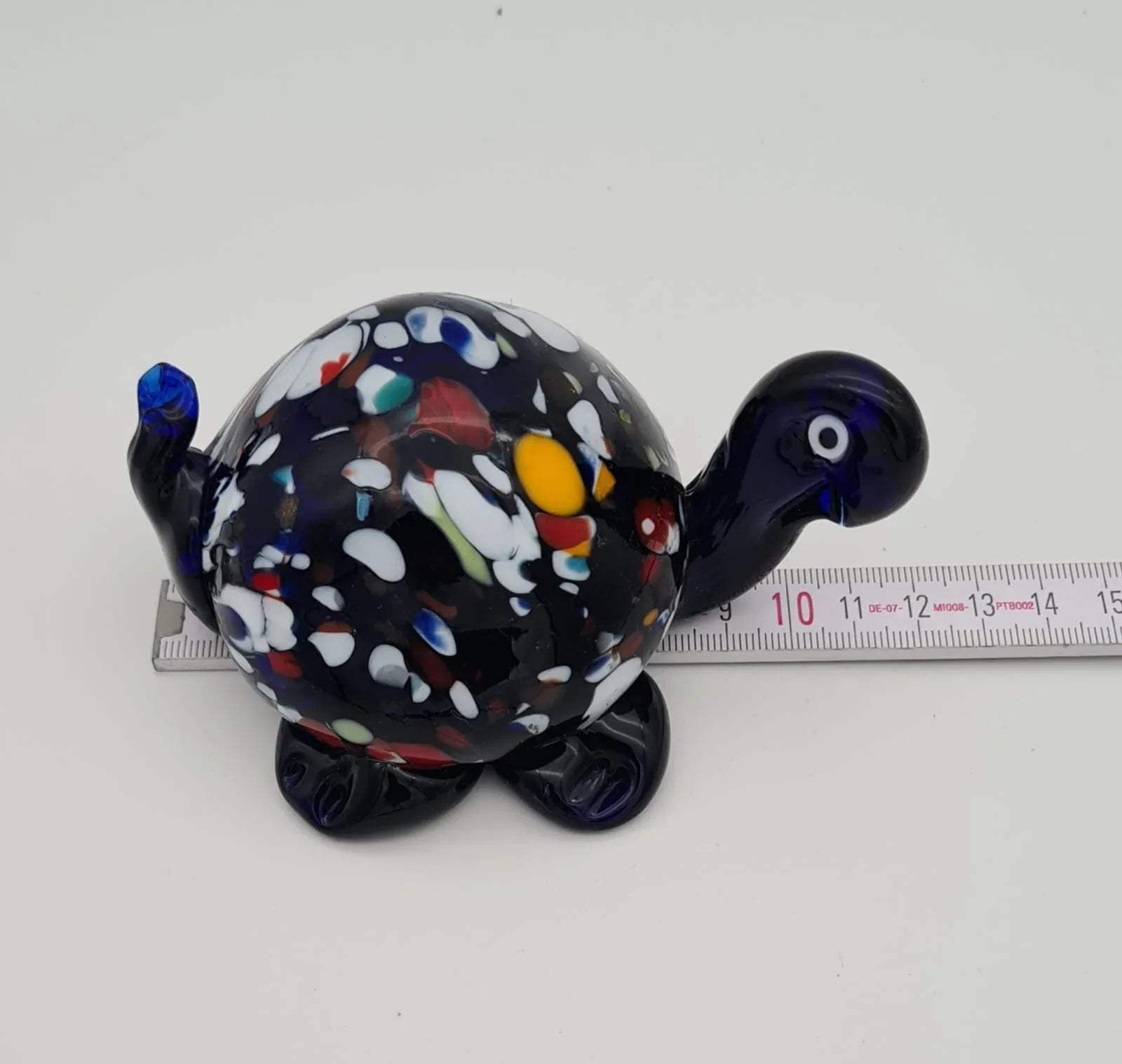 Vintage Murano Glas Schildkröte, Glasfigur aus Italien