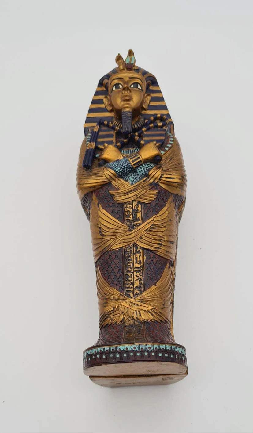 Veronese Pharao Sarkophag mit Mumie Stutue Figur