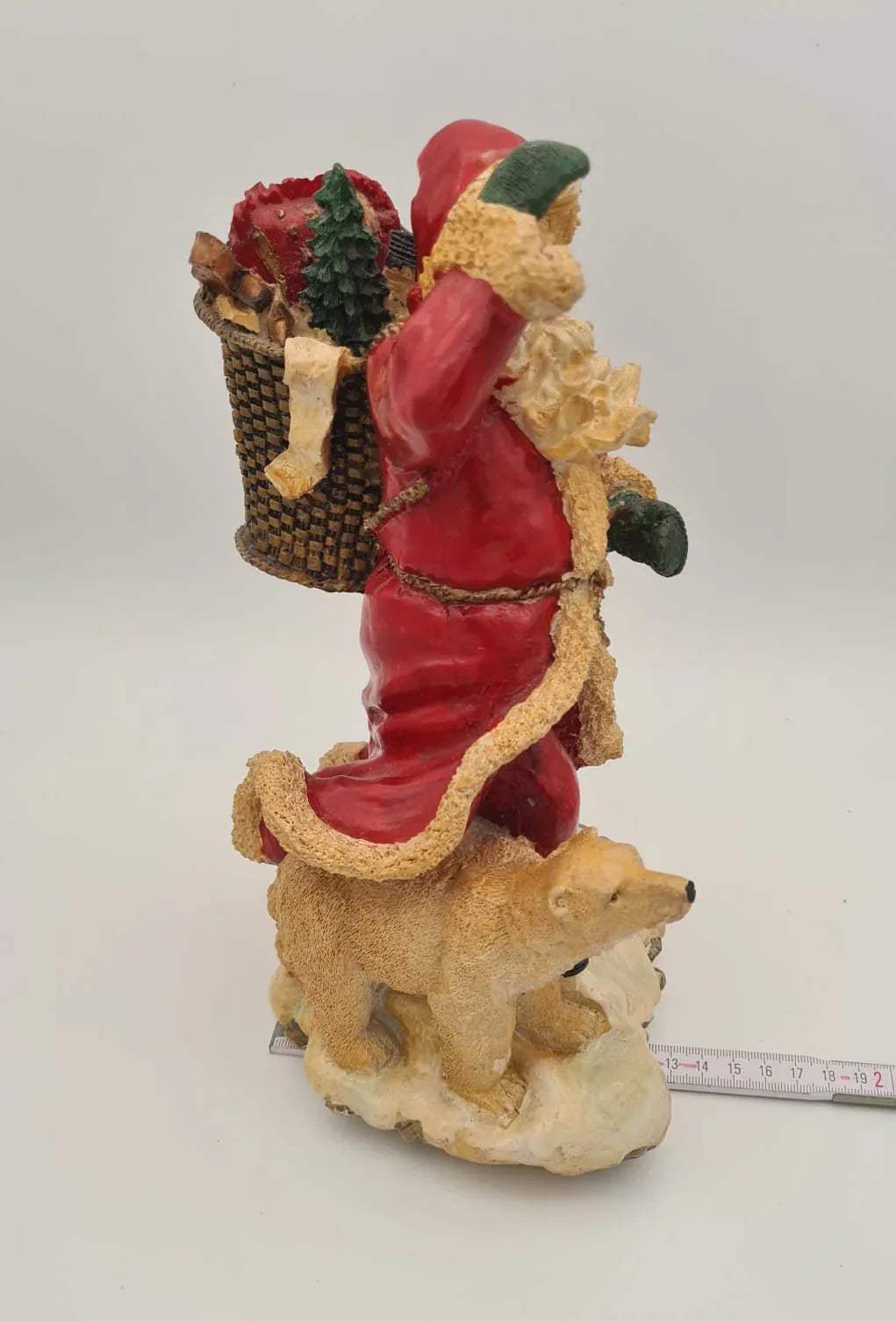 Weihnachtsmann aus Kunststoffmasse, Weihnachtsmannfigur, Weihnachten