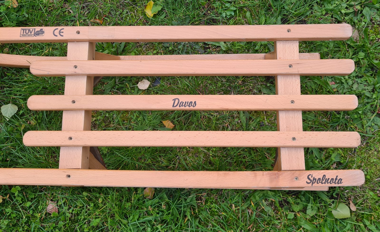 Holzschlitten Davos, Rodelschlitten, Schlitten