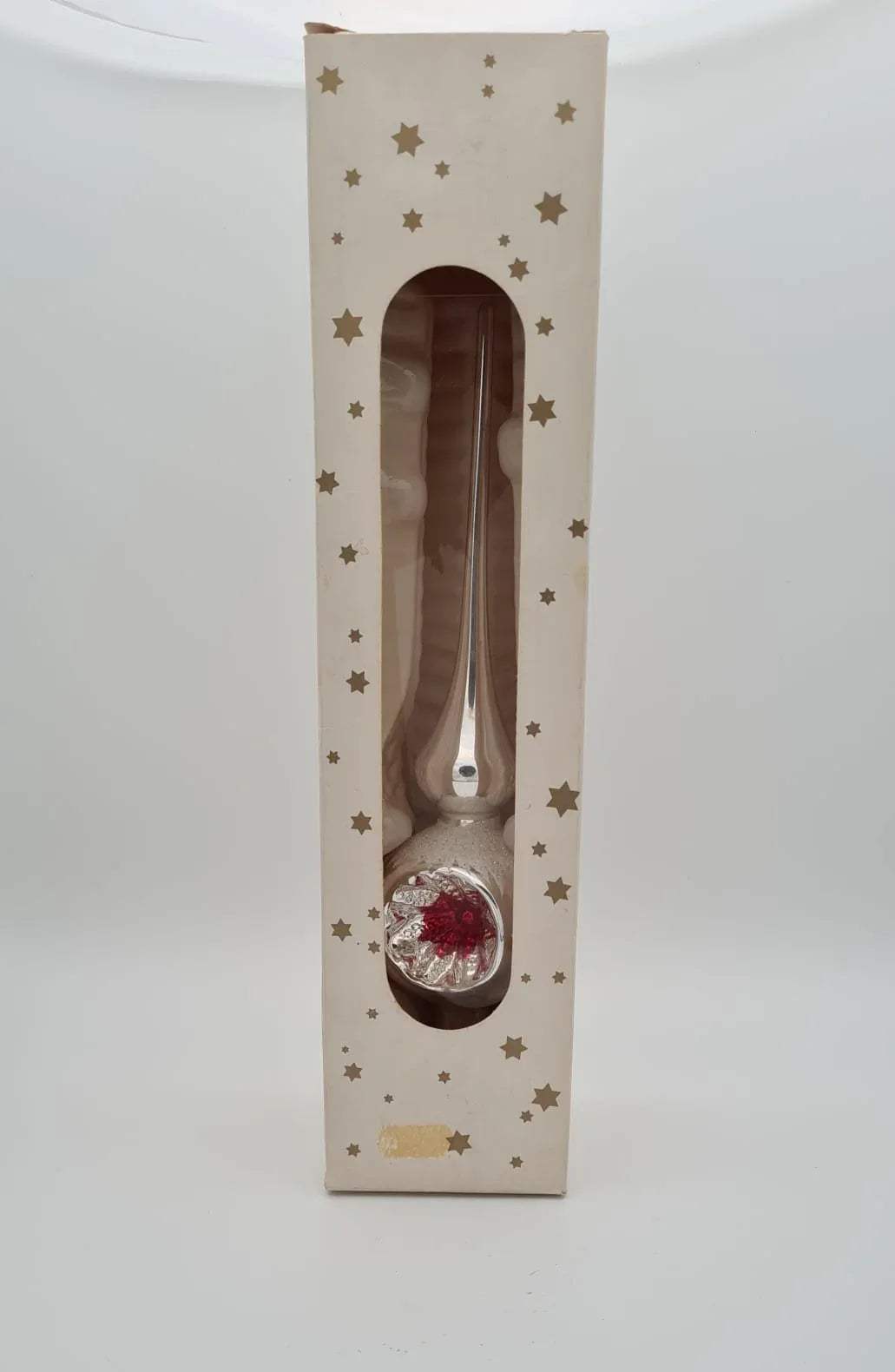 Vintage Weihnachtsbaumspitze Original Thüringer Christbaumschmuck