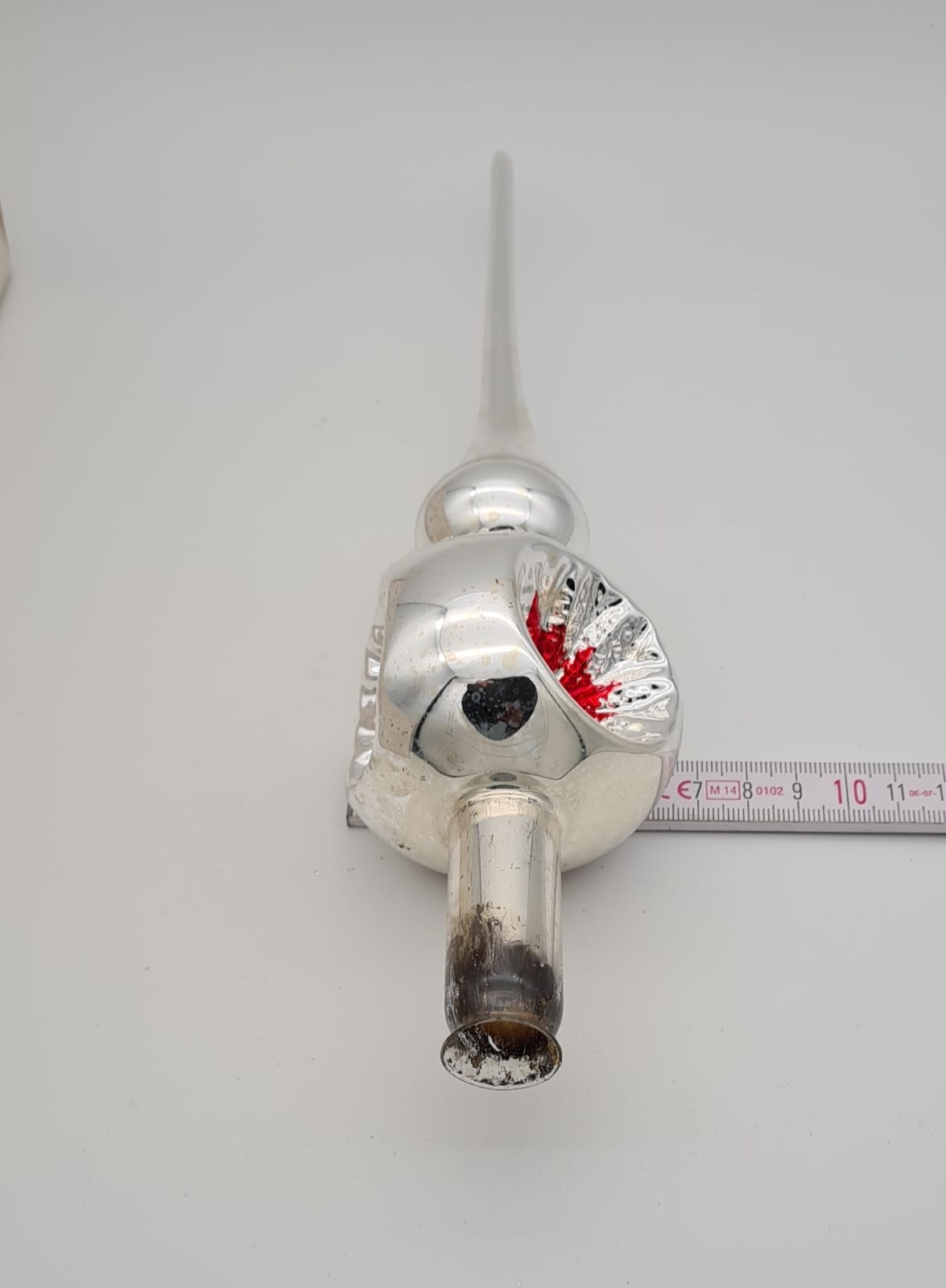 Vintage Weihnachtsbaumspitze Original Thüringer Christbaumschmuck