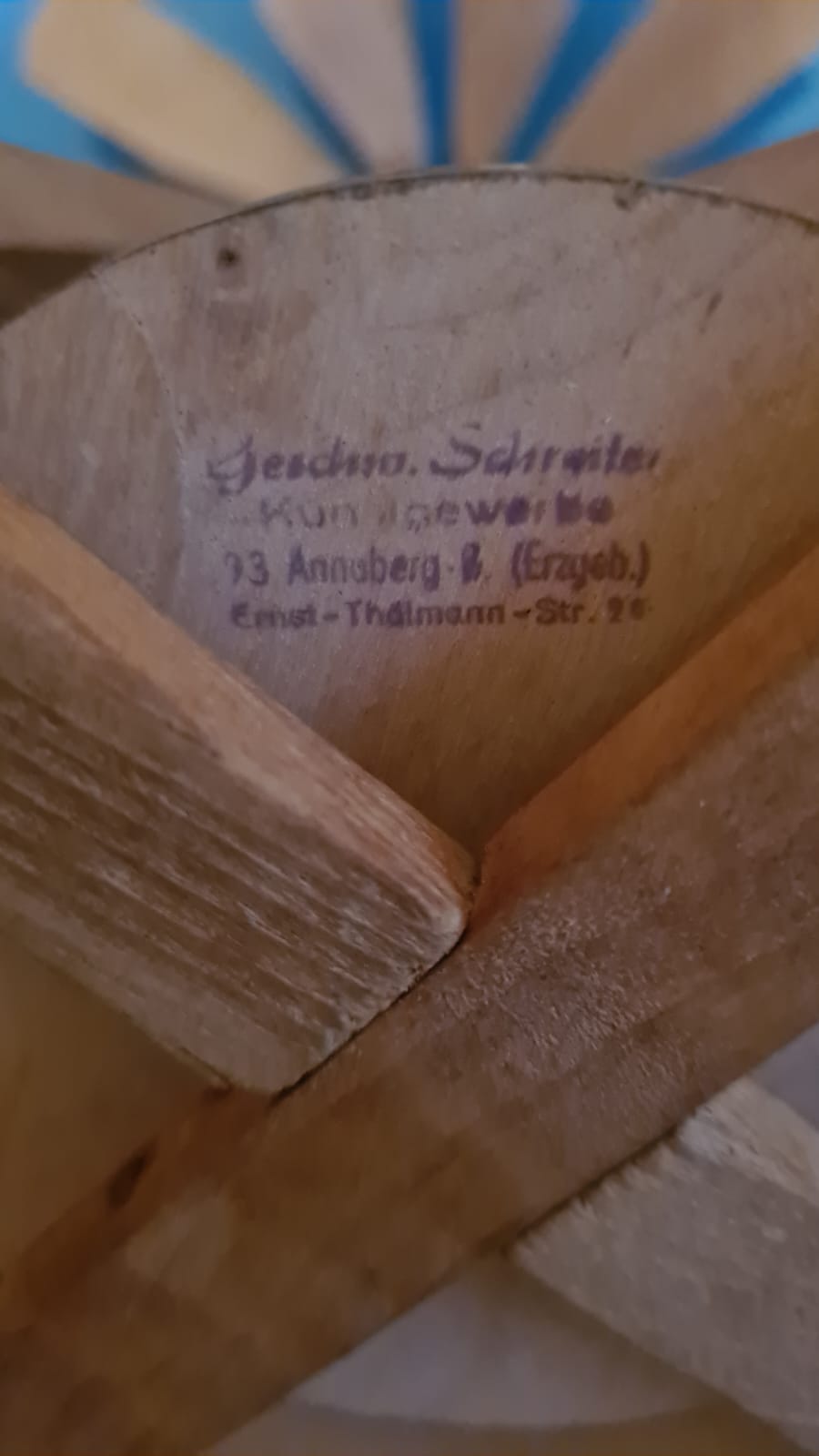 Alte erzgebirgische Weihnachtspyramide Kunstgewerbe Geschwister Schreiter