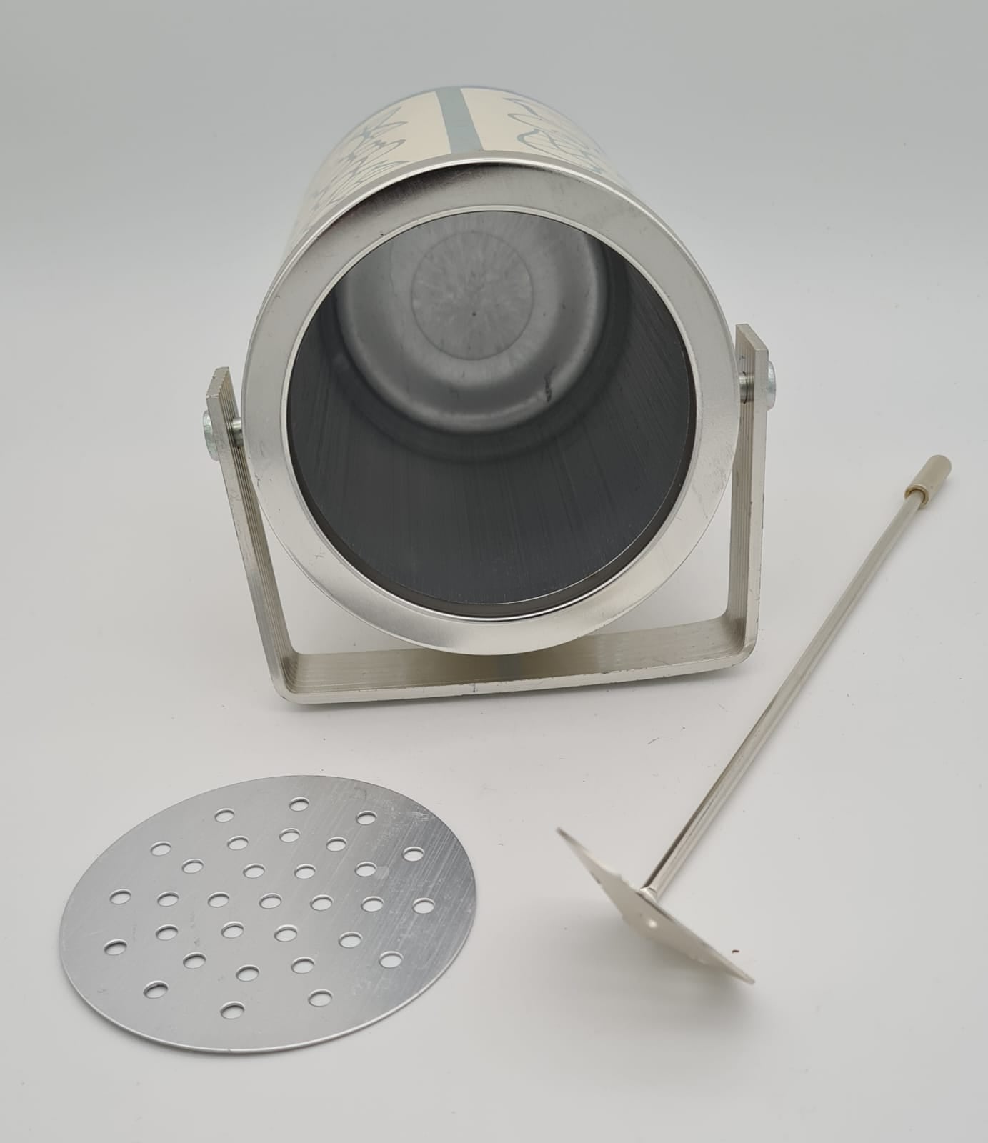 DDR Eiskübel mit Eislöffel, Eisbehälter, Eisbecher