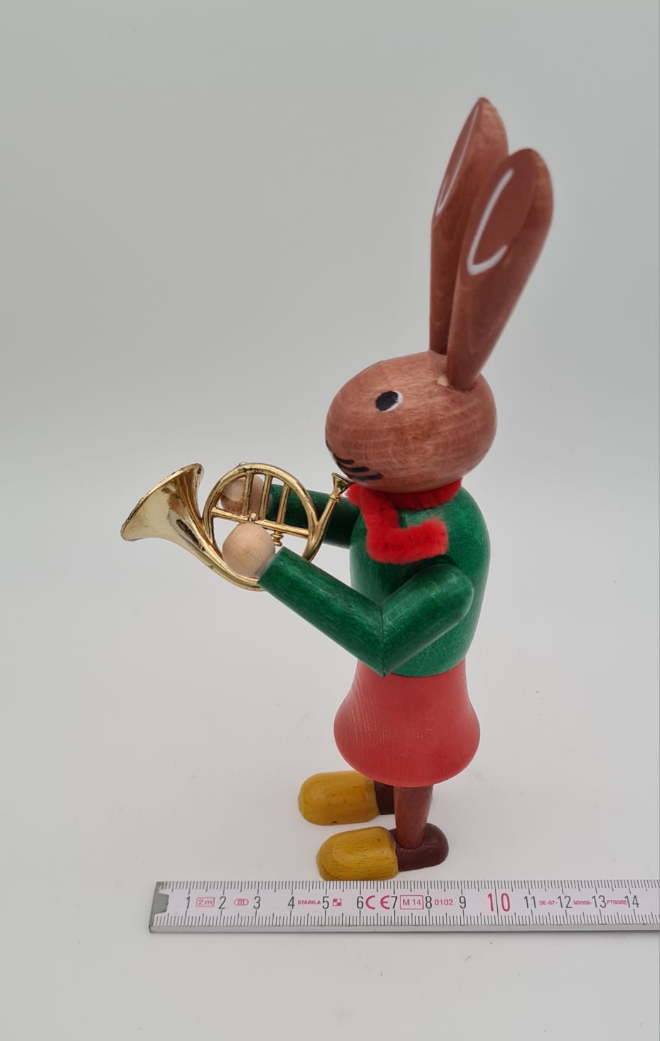 Osterhase mit Trompete, Osterdekoration