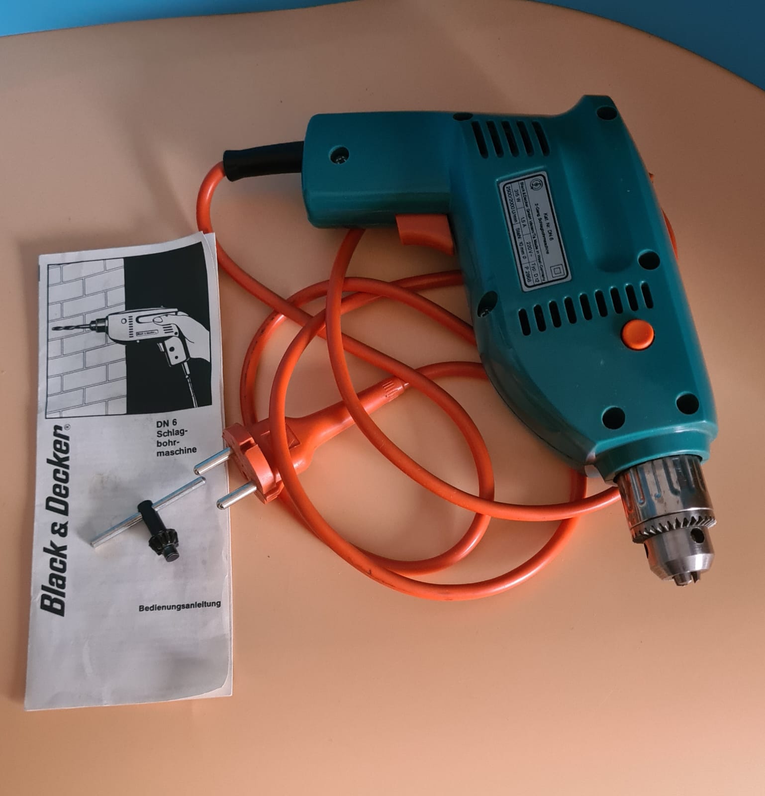 Bohrmaschine Black und Decker DN6 2-Gang Schlagbohrmaschine 350 watt