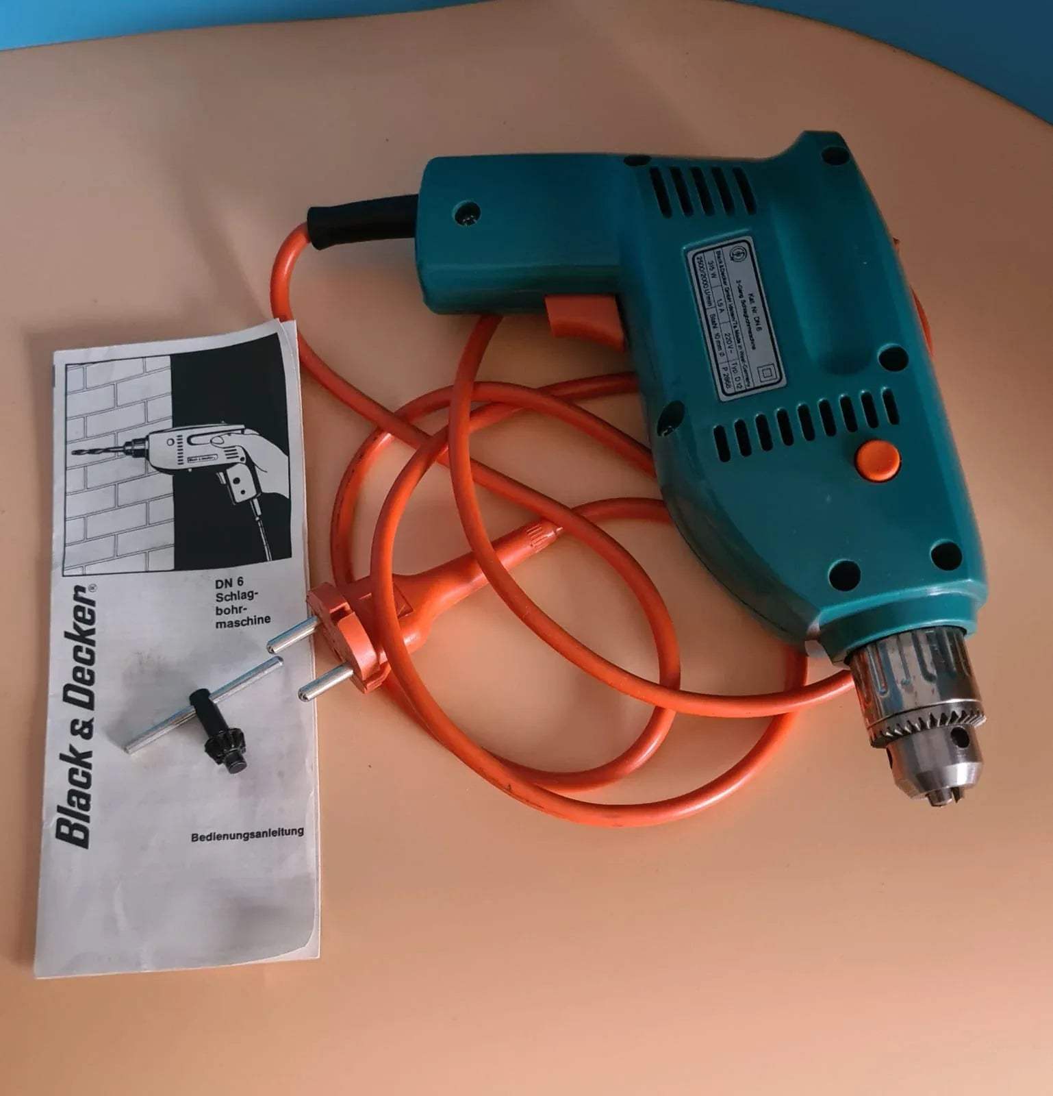 Bohrmaschine Black und Decker DN6 2-Gang Schlagbohrmaschine 350 watt