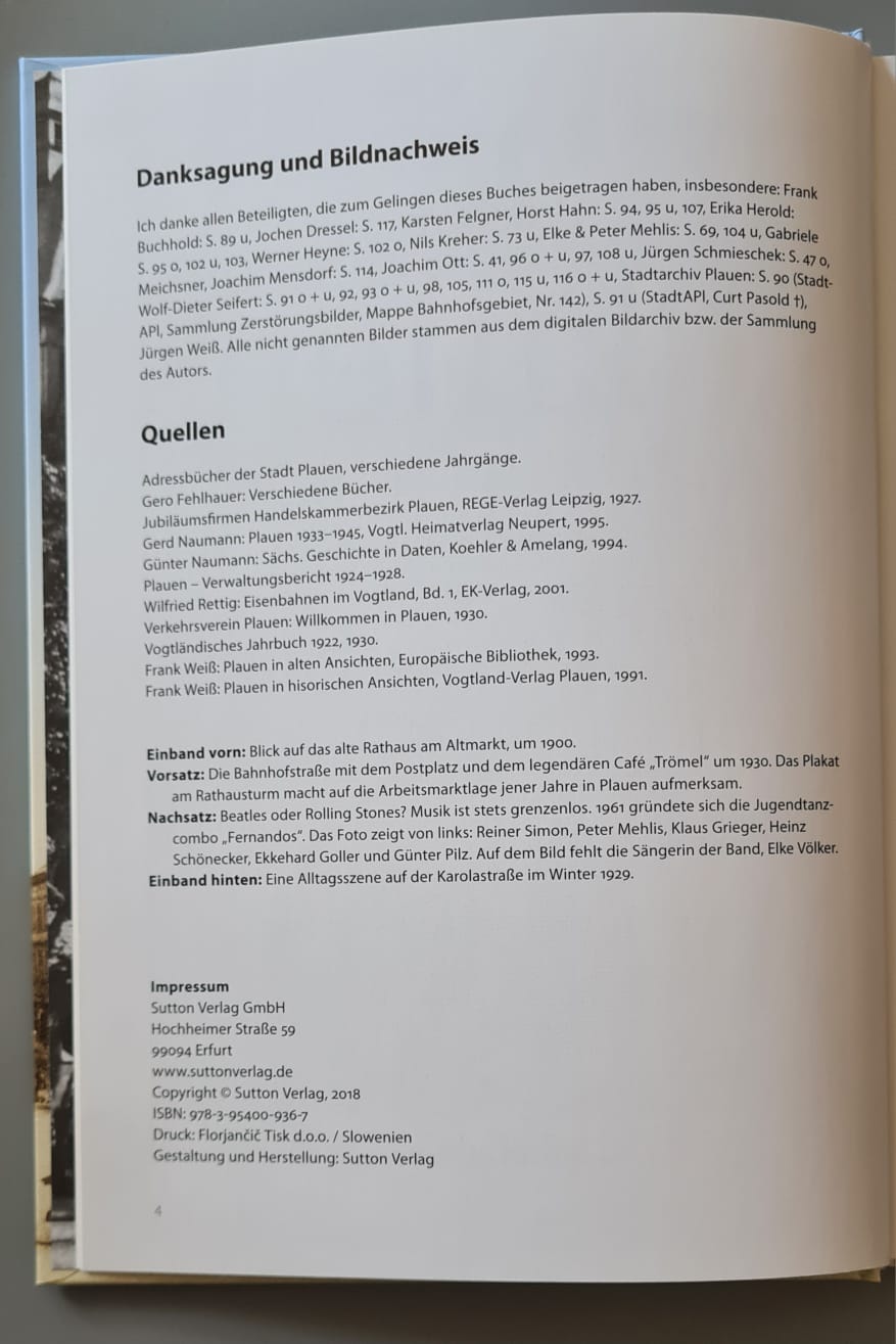 Buch: Plauen - Eine Zeitreise in alten Bildern von Gero Fehlhauer