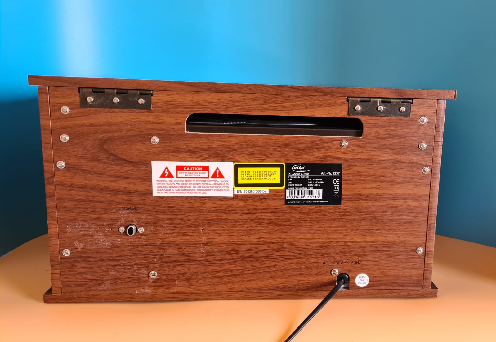 Radio, Plattenspieler, Kassettenrecorder, CD-Spieler Elta Classic Audio