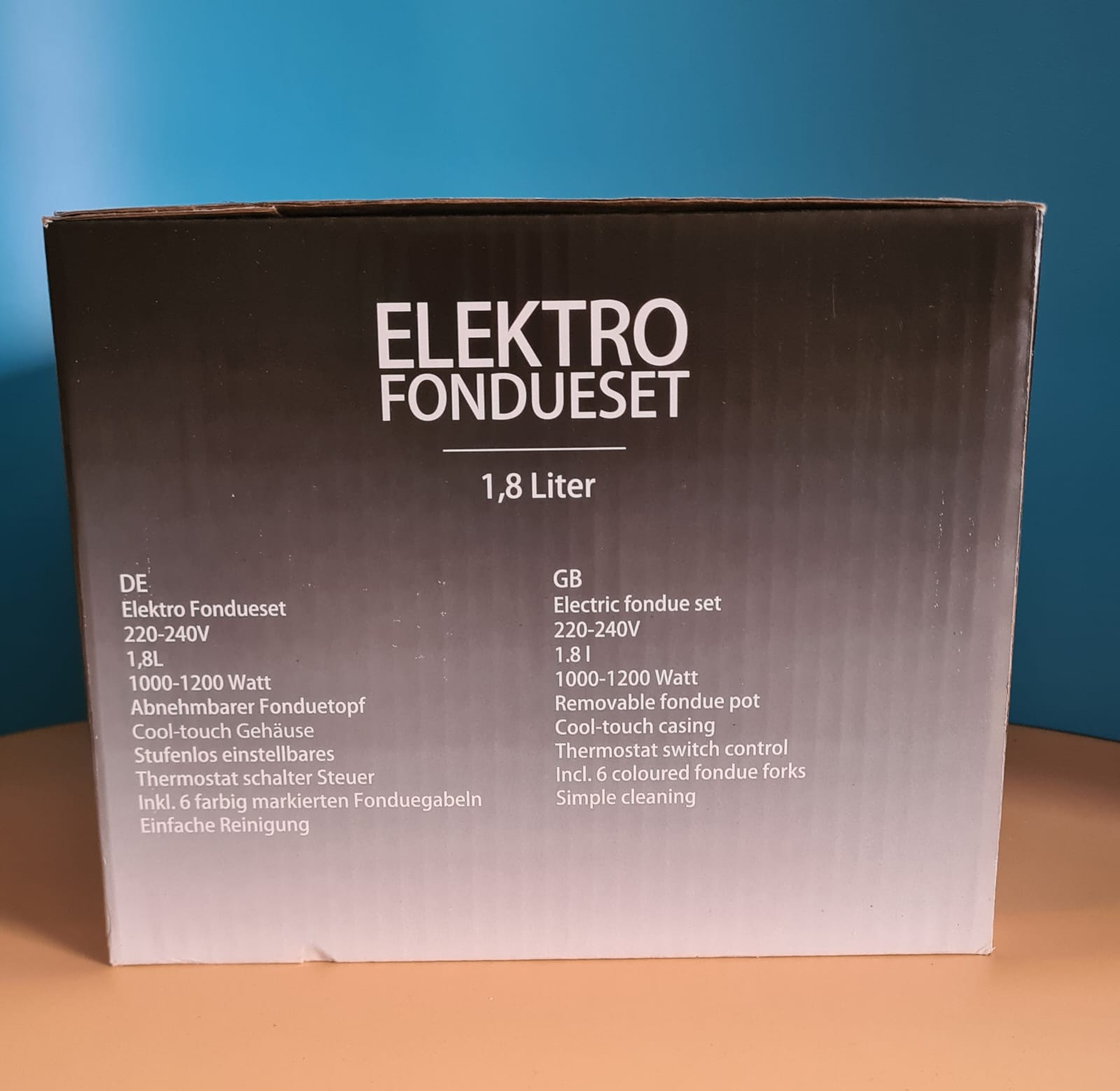 NEU: Elektrofondue 6er-Set DESKI, Fondue unbenutzt OVP Expo Börse