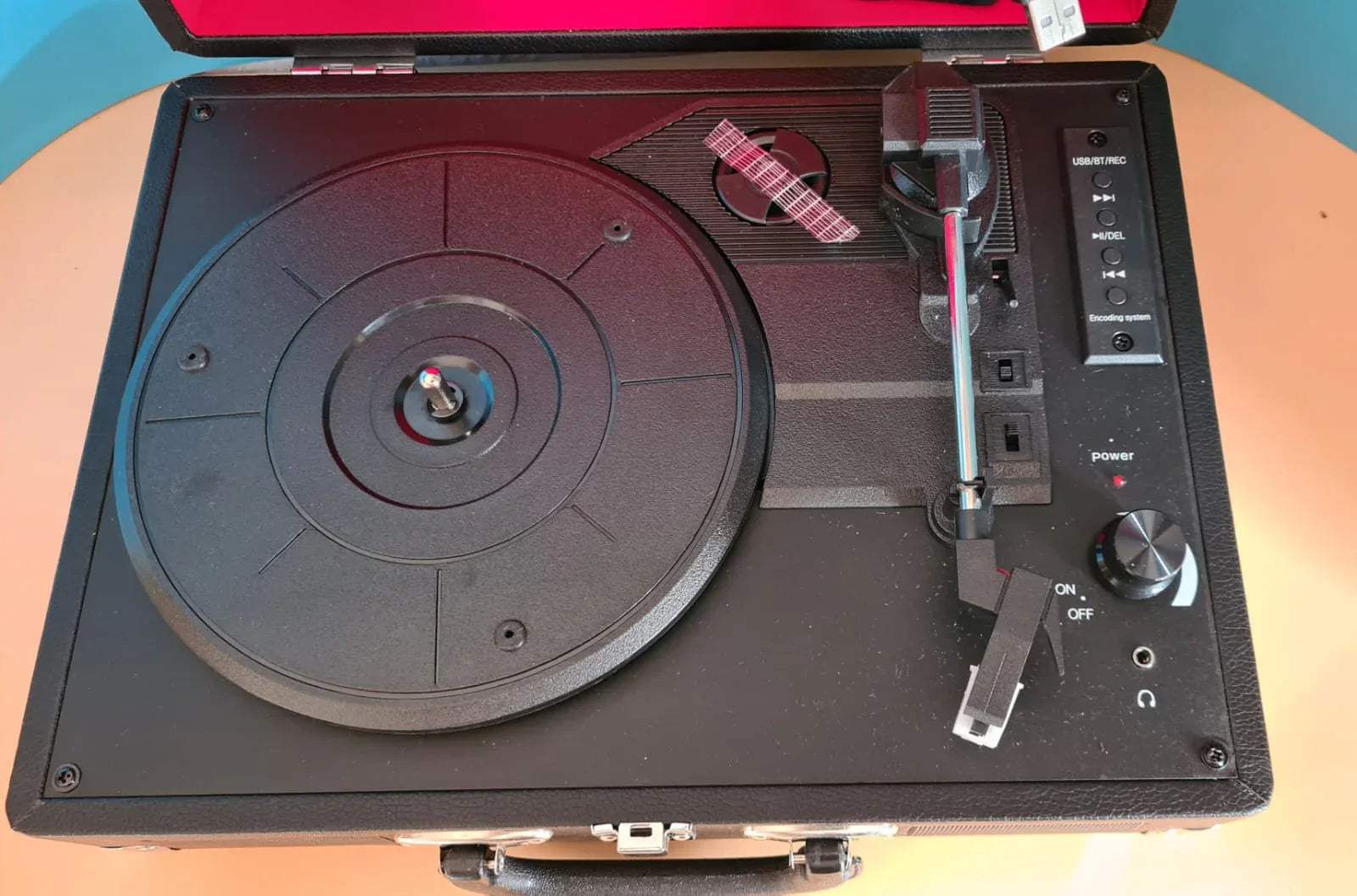 digitaler Plattenspieler Technaxx Koffer, Plattenspielkoffer