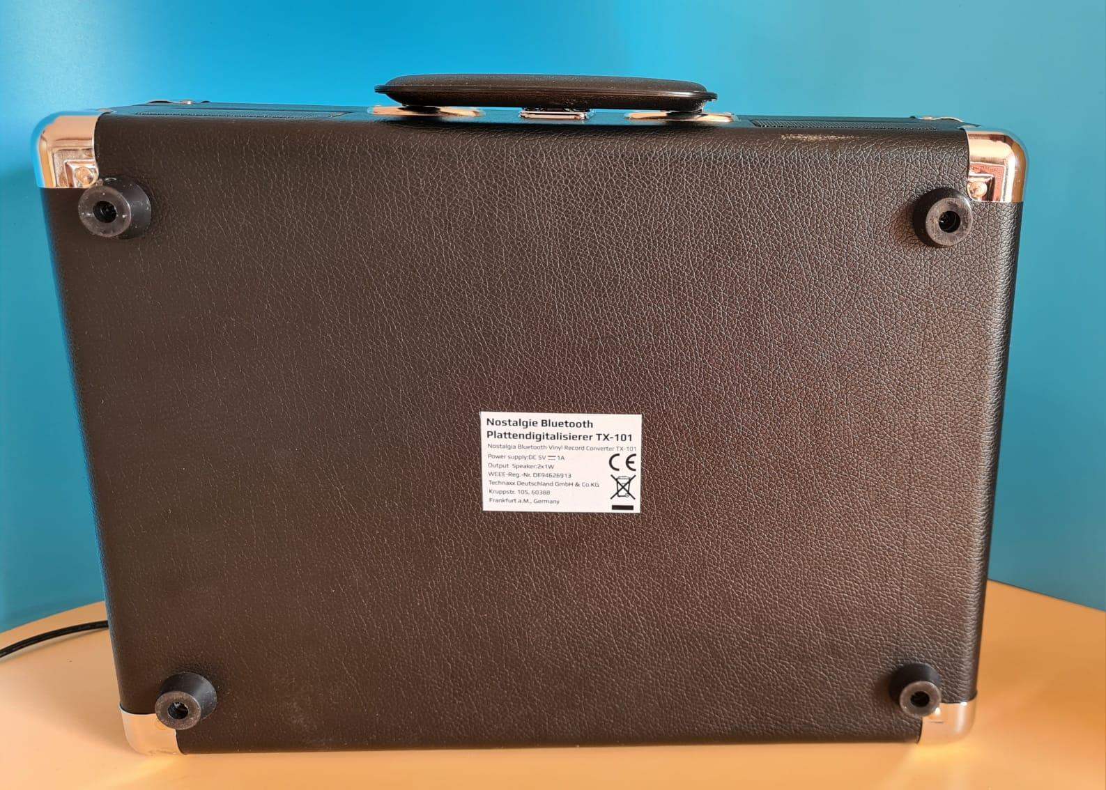 digitaler Plattenspieler Technaxx Koffer, Plattenspielkoffer