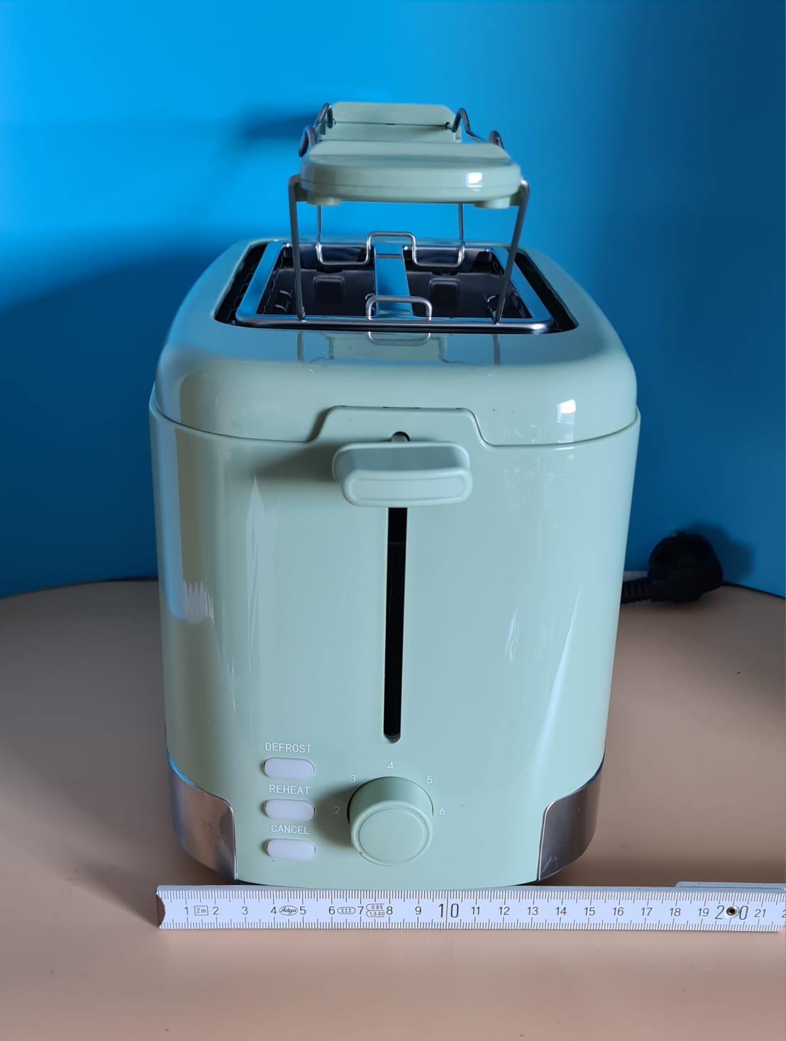 Toaster Bestron ATS300SPNM 800W Mintgrün, unbenutzt