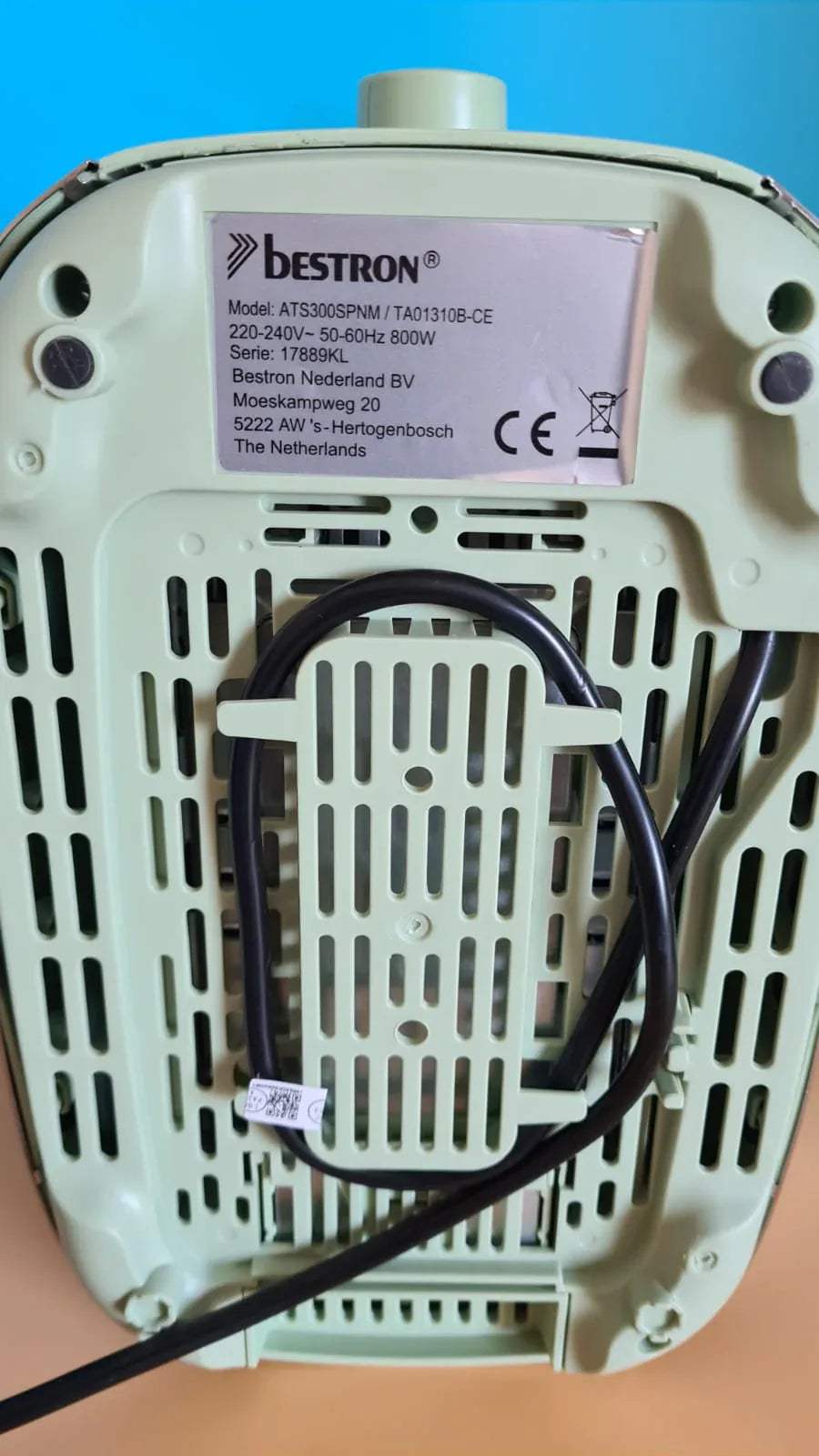 Toaster Bestron ATS300SPNM 800W Mintgrün, unbenutzt
