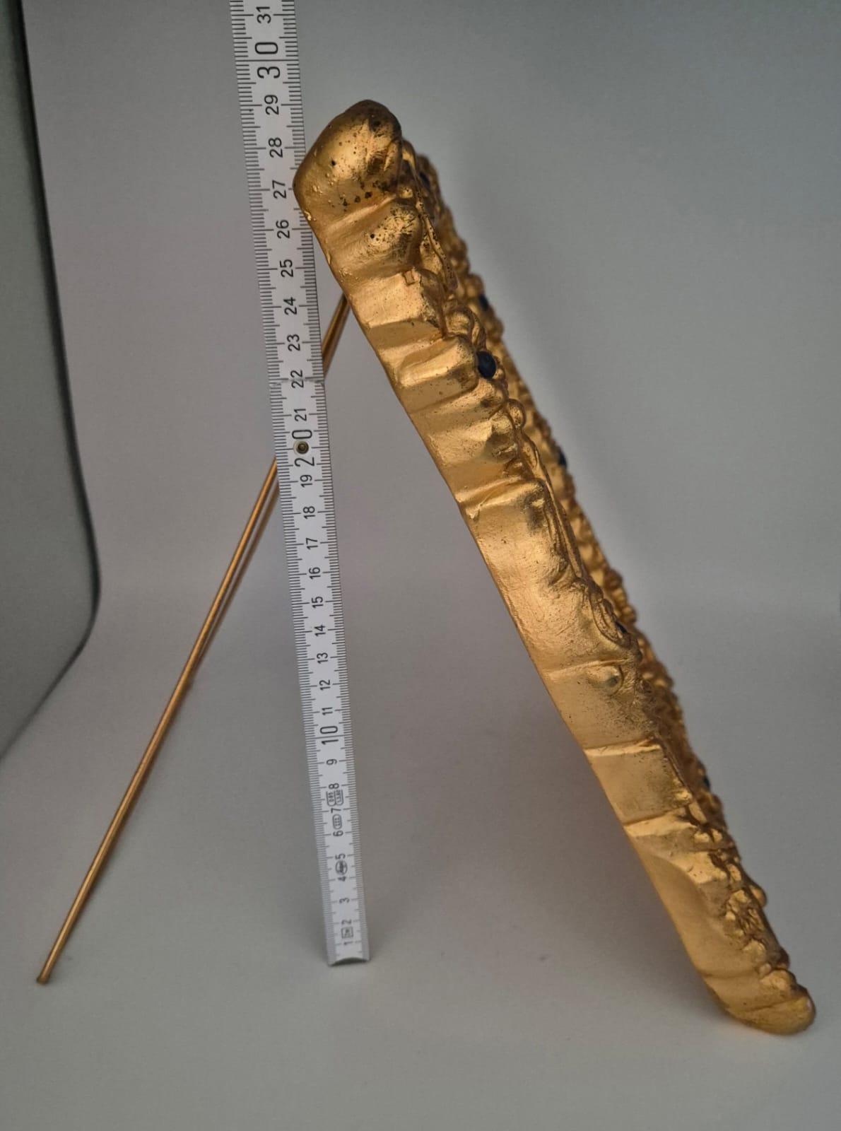 Kleiner Spiegel, Schminkspiegel mit Holzrahmen, Badspiegel