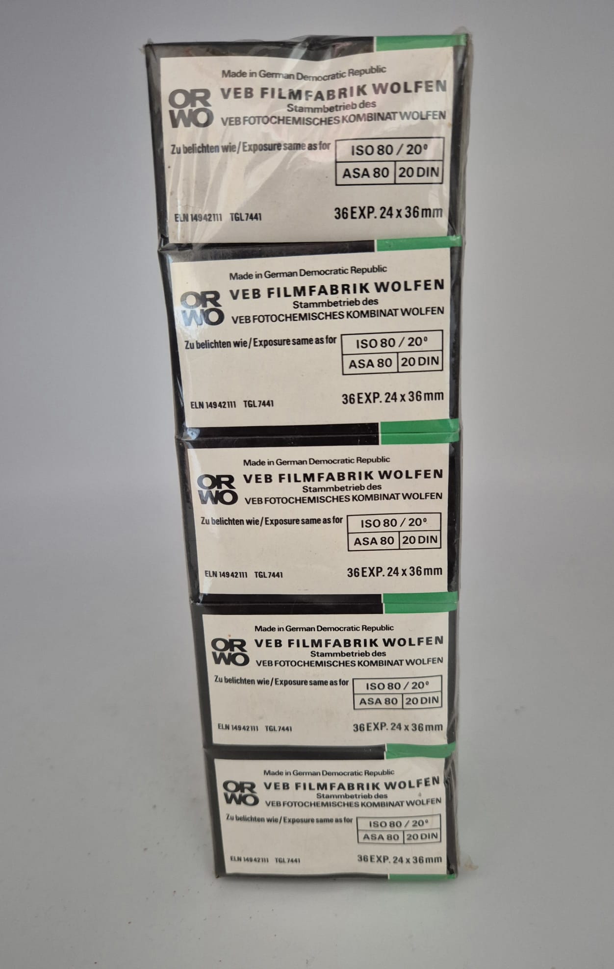 Schwarzweiß Negativfilm ORWO NP20 Pancromatic, Kleinbild Film 24x36 mm