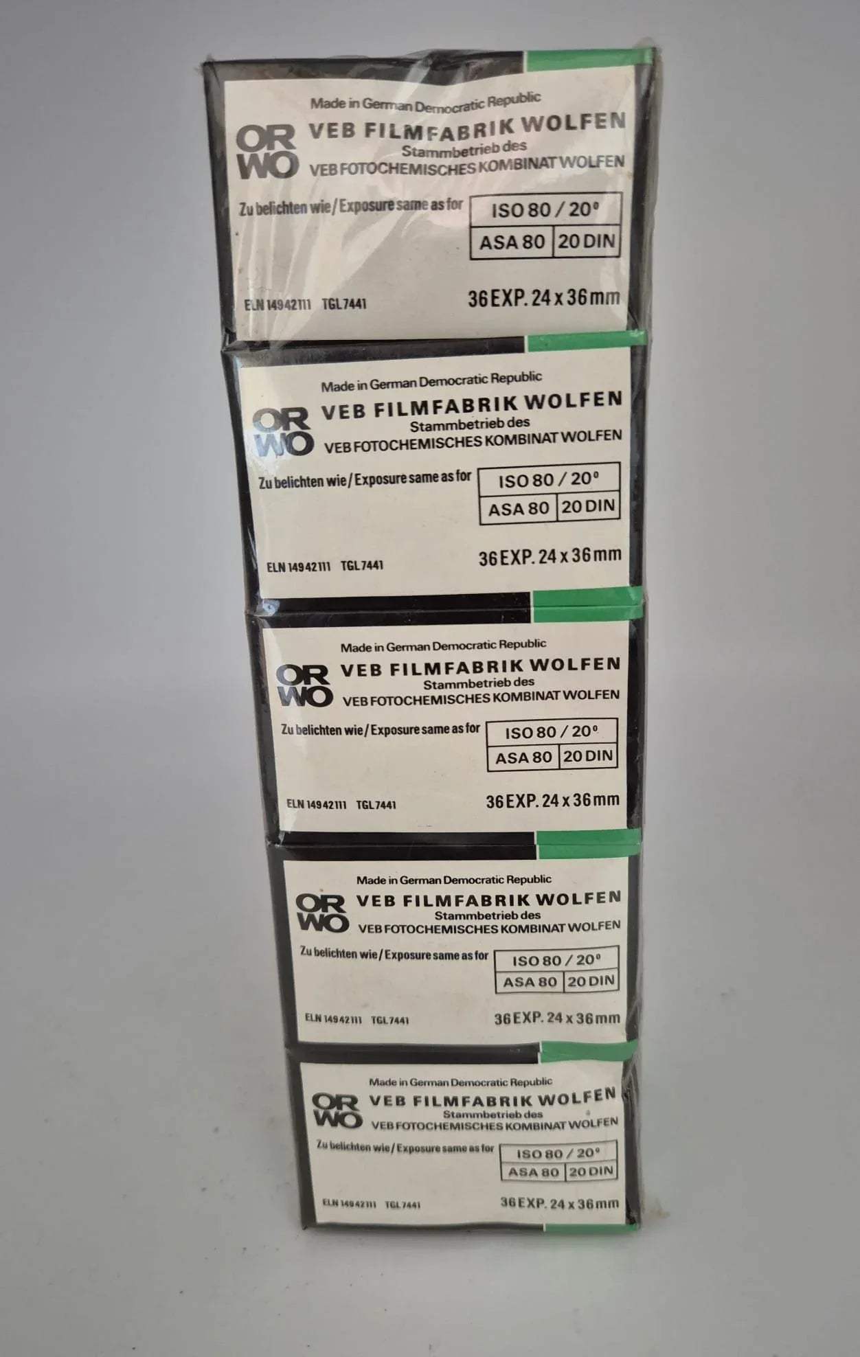 Schwarzweiß Negativfilm ORWO NP20 Pancromatic, Kleinbild Film 24x36 mm