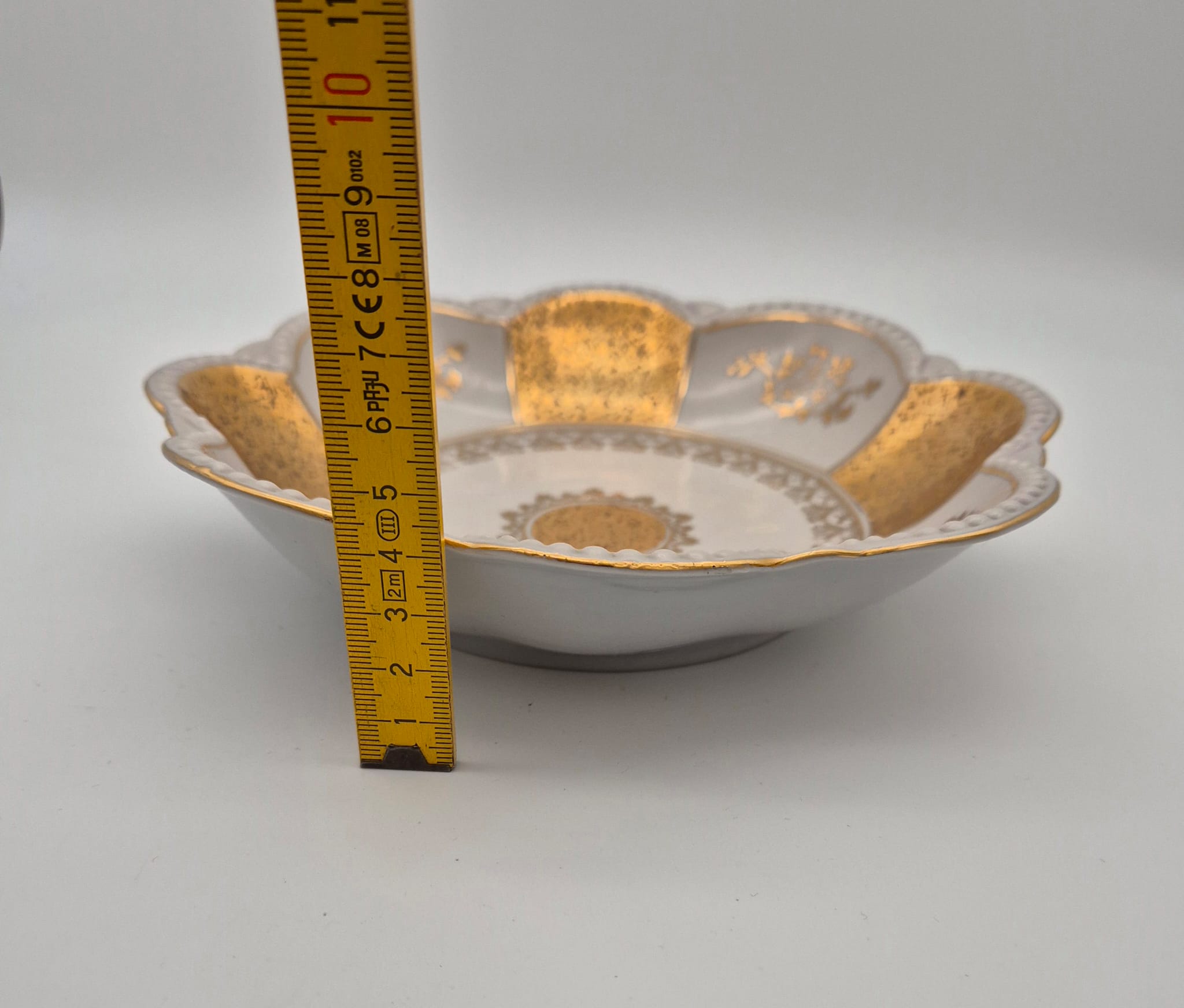 Porzellanschale Oscar Schlegelmilch vergoldet