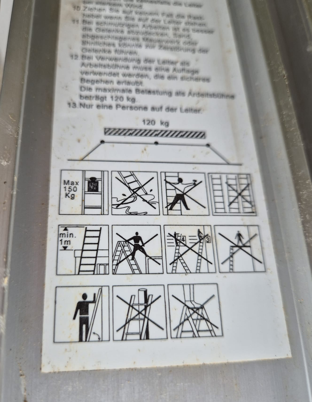 Sprossenanlegeleiter, Sprossenstehleiter, Metallleiter, Leiter