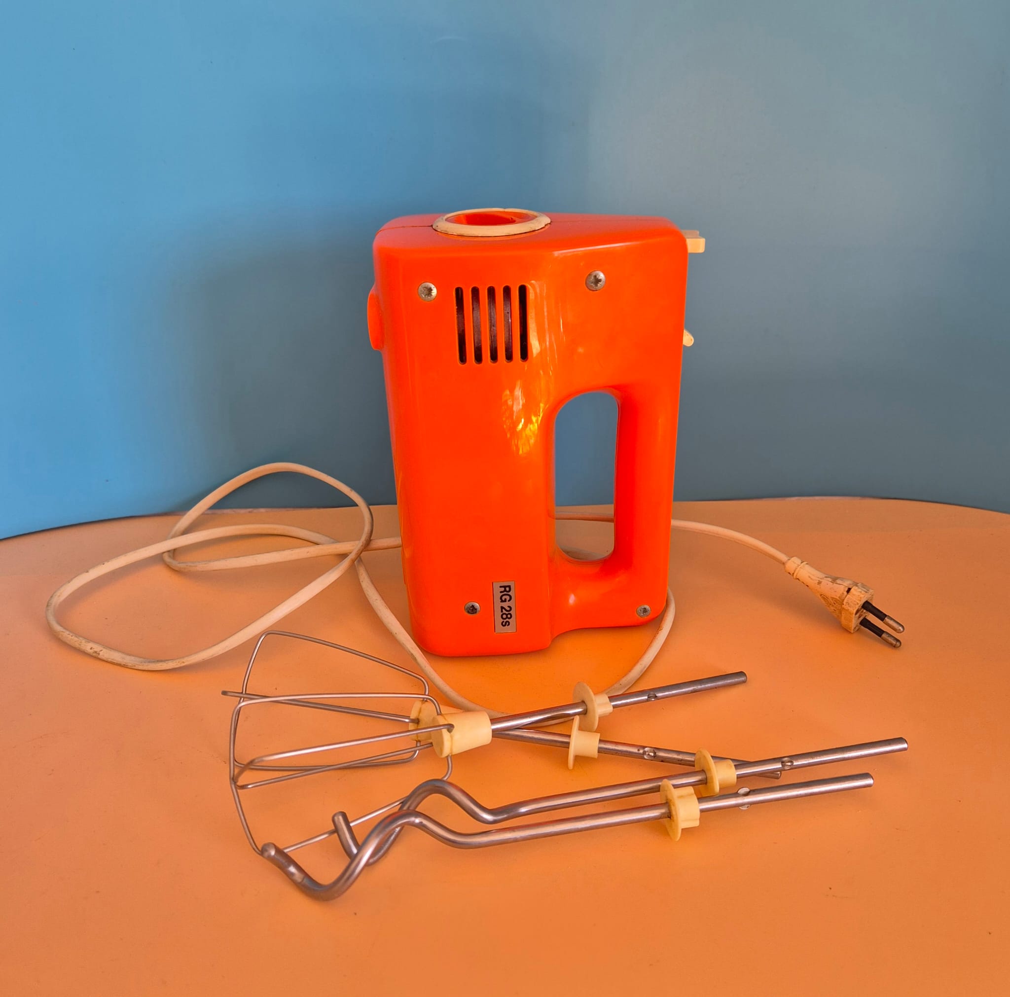 DDR Rühermixgerät RG28s, Mixer, Handrührgerät in orange