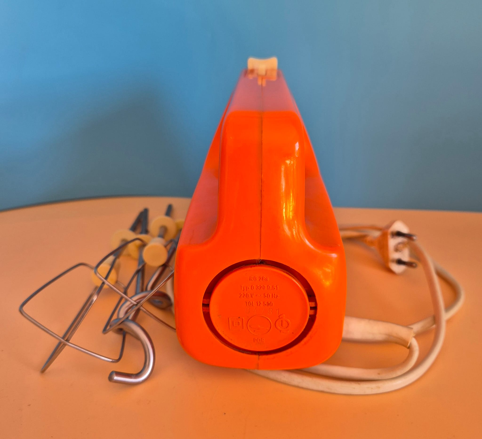 DDR Rühermixgerät RG28s, Mixer, Handrührgerät in orange