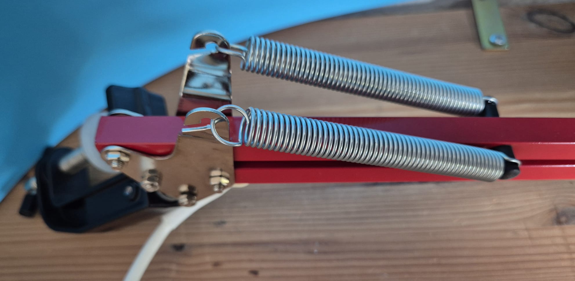 Gelenklampe, Architektenlampe Mathias rot