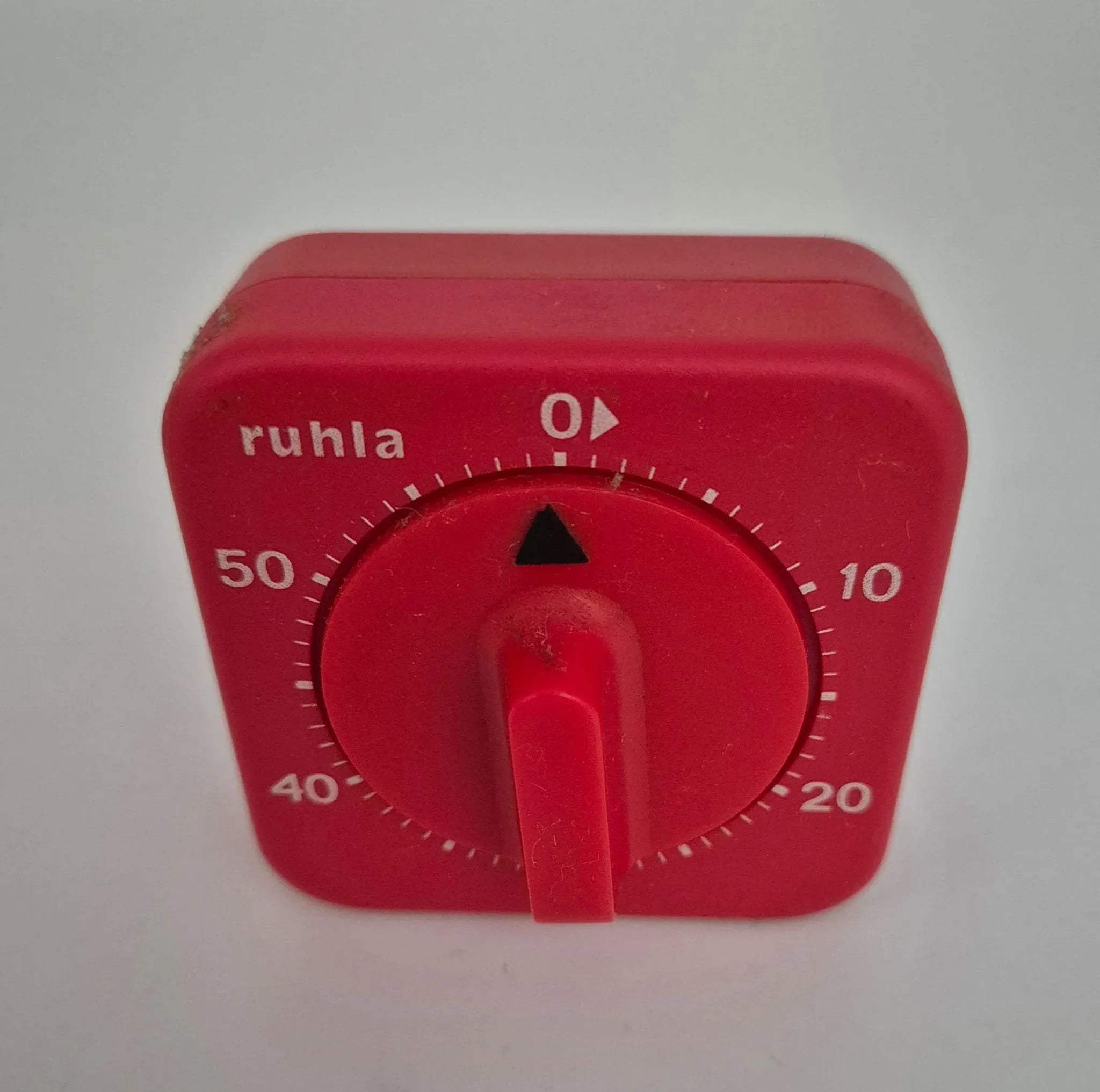 Ruhla Kurzzeitwecker in rot, Küchenwecker, Eieruhr 60 Minuten