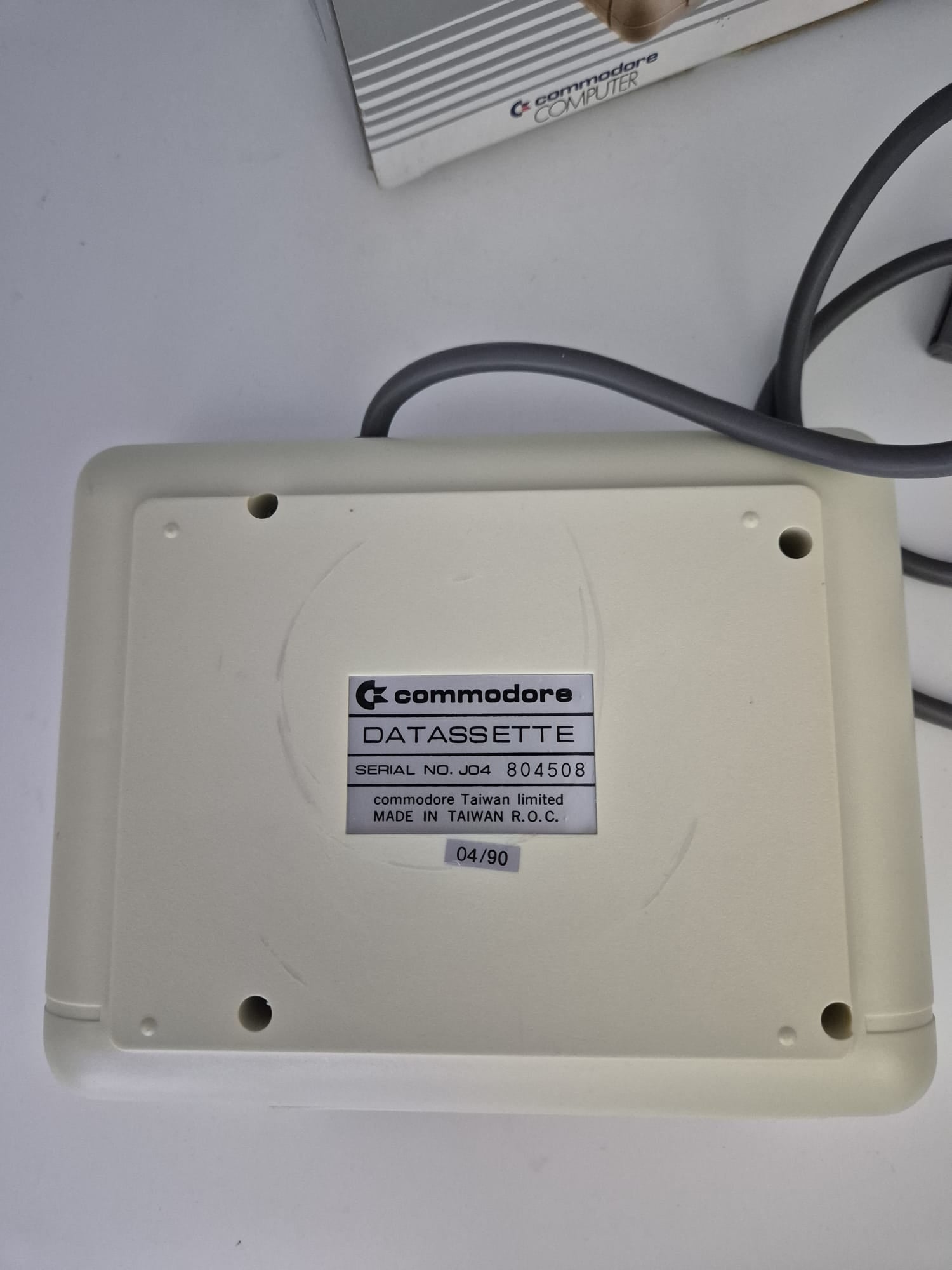 COMMODORE 1530 DATASETTE UNIT – Modell C2N (Originalverpackung & Handbuch)