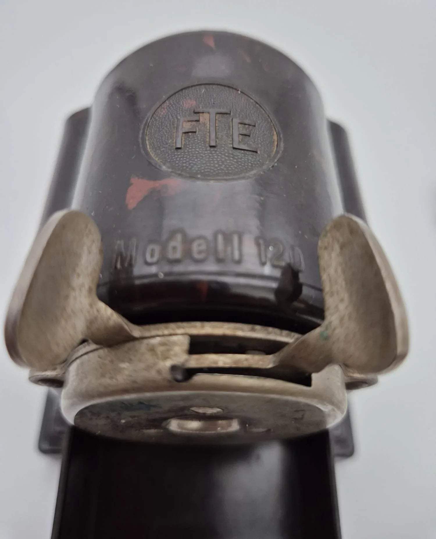 Vintage BSM FTE Modell 120 Bleistiftspitzer mit Tischhalterung
