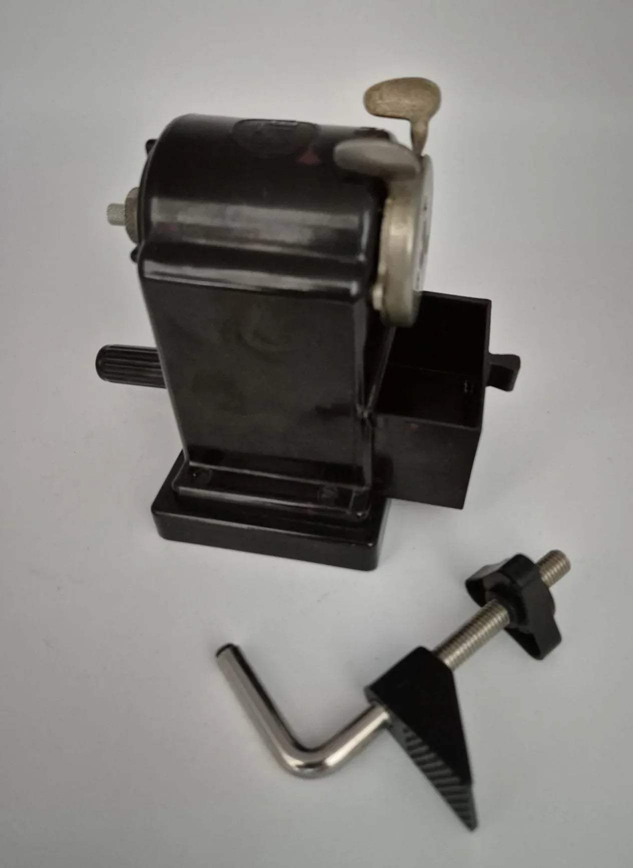 Vintage BSM FTE Modell 120 Bleistiftspitzer mit Tischhalterung