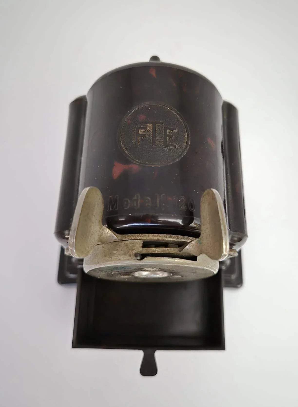 Vintage BSM FTE Modell 120 Bleistiftspitzer mit Tischhalterung