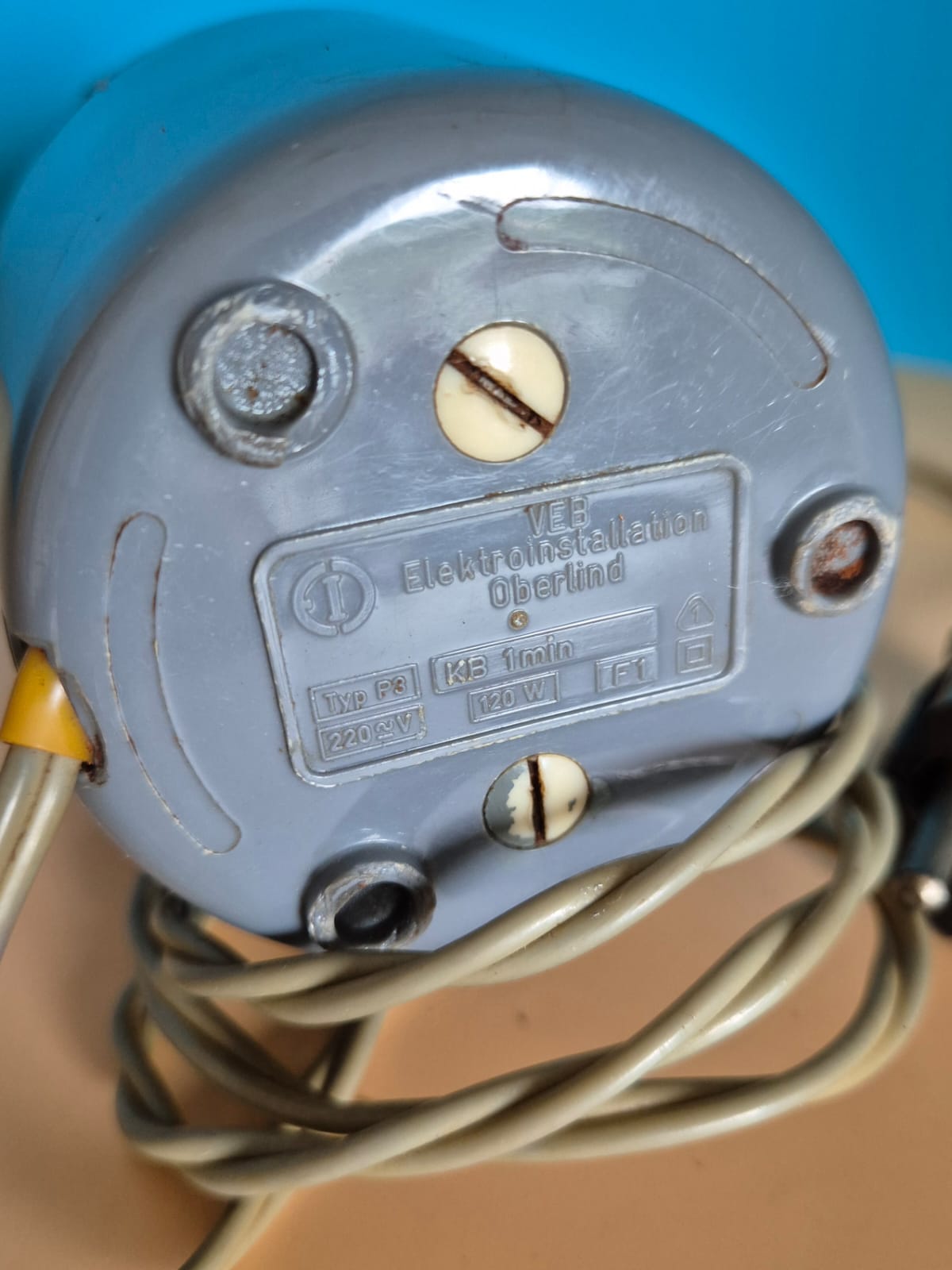 Elektrische Kaffeemühle „Pirouette“ Typ P3 – DDR, VEB Oberlind, 120 W