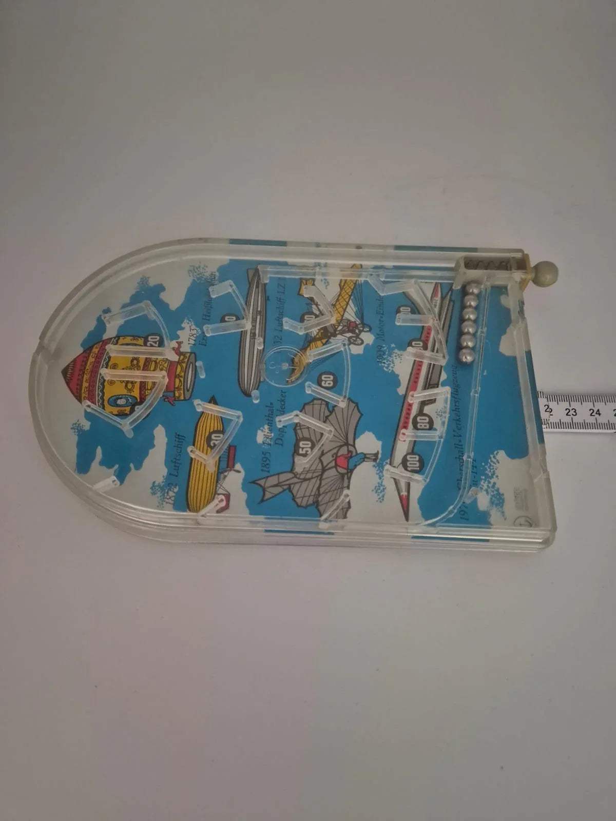 DDR Kugelspiel Flipper „Geschichte der Luftfahrt“ – Anker Spielzeug
