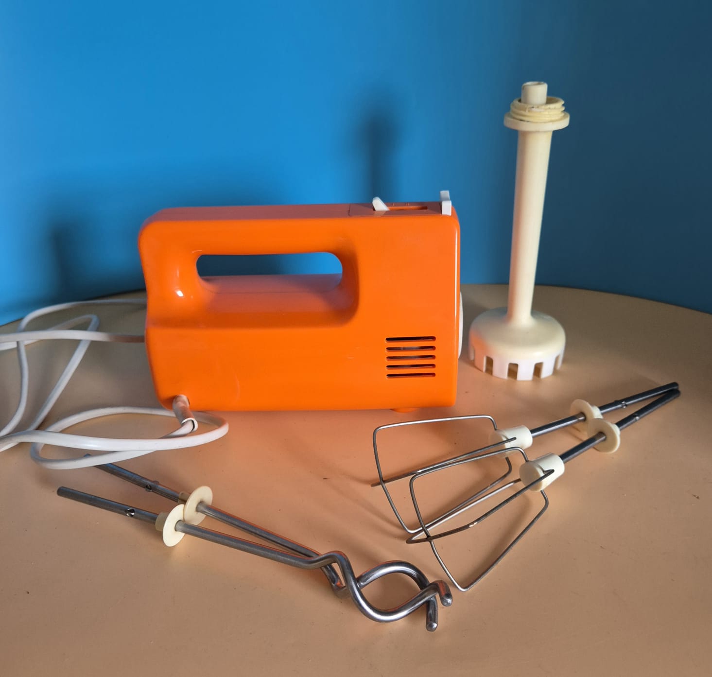 DDR Handmixer RG 28s Komplettset mit Knethaken, Rührbesen und Mixstab, Rührgerät