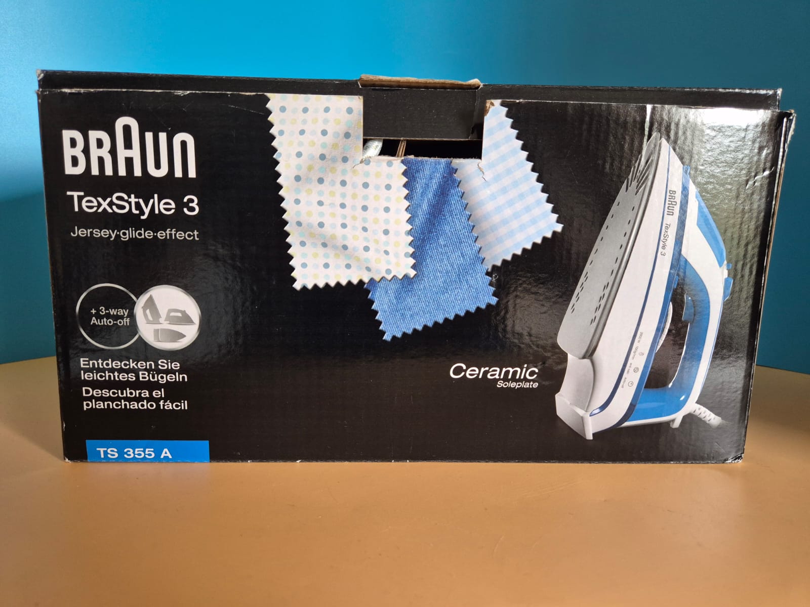 Dampfbügeleisen Braun TexStyle 3 TS 355 A – neu & unbenutzt – OVP