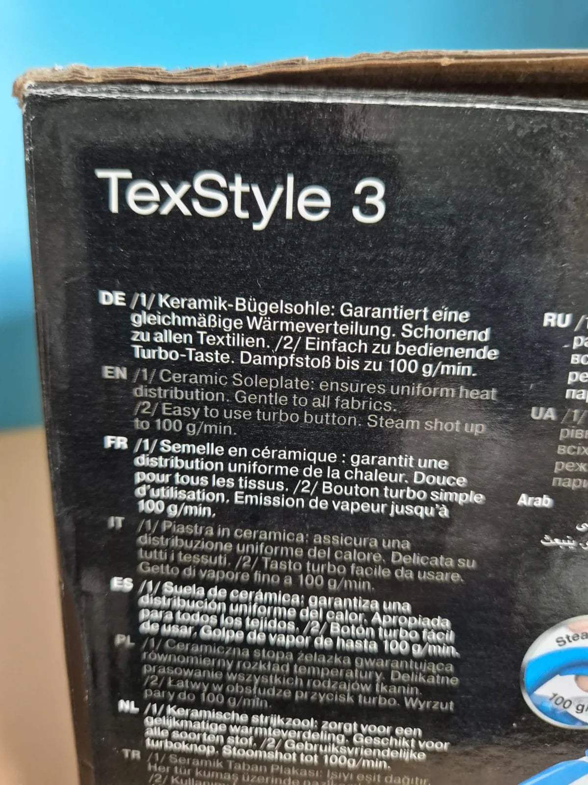 Dampfbügeleisen Braun TexStyle3 TS 355 A – neu & unbenutzt – OVP