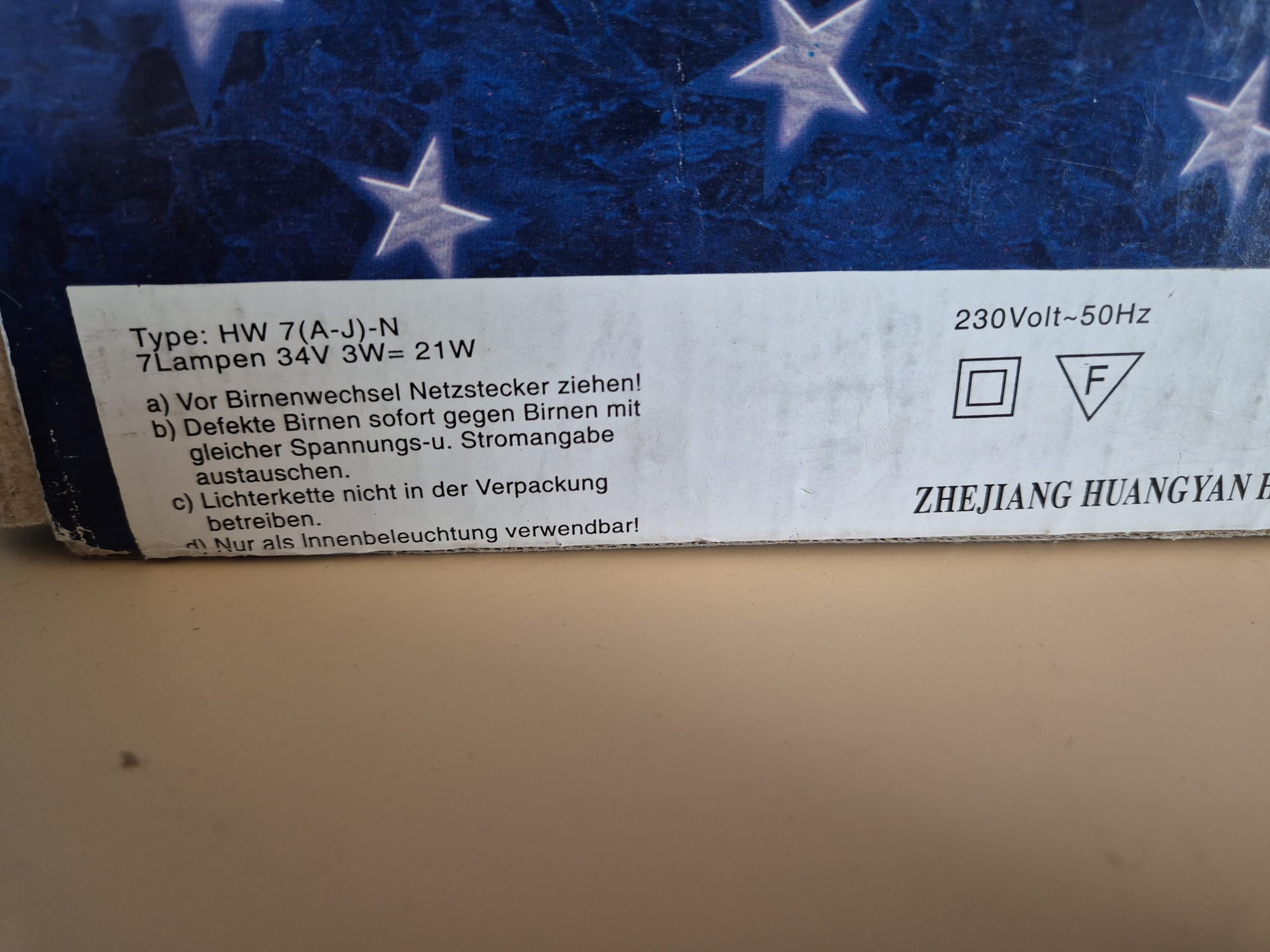Schwibbogen Jens Bretschneider Lichterbogen aus Holz mit 7 Kerzen – Originalverpackt