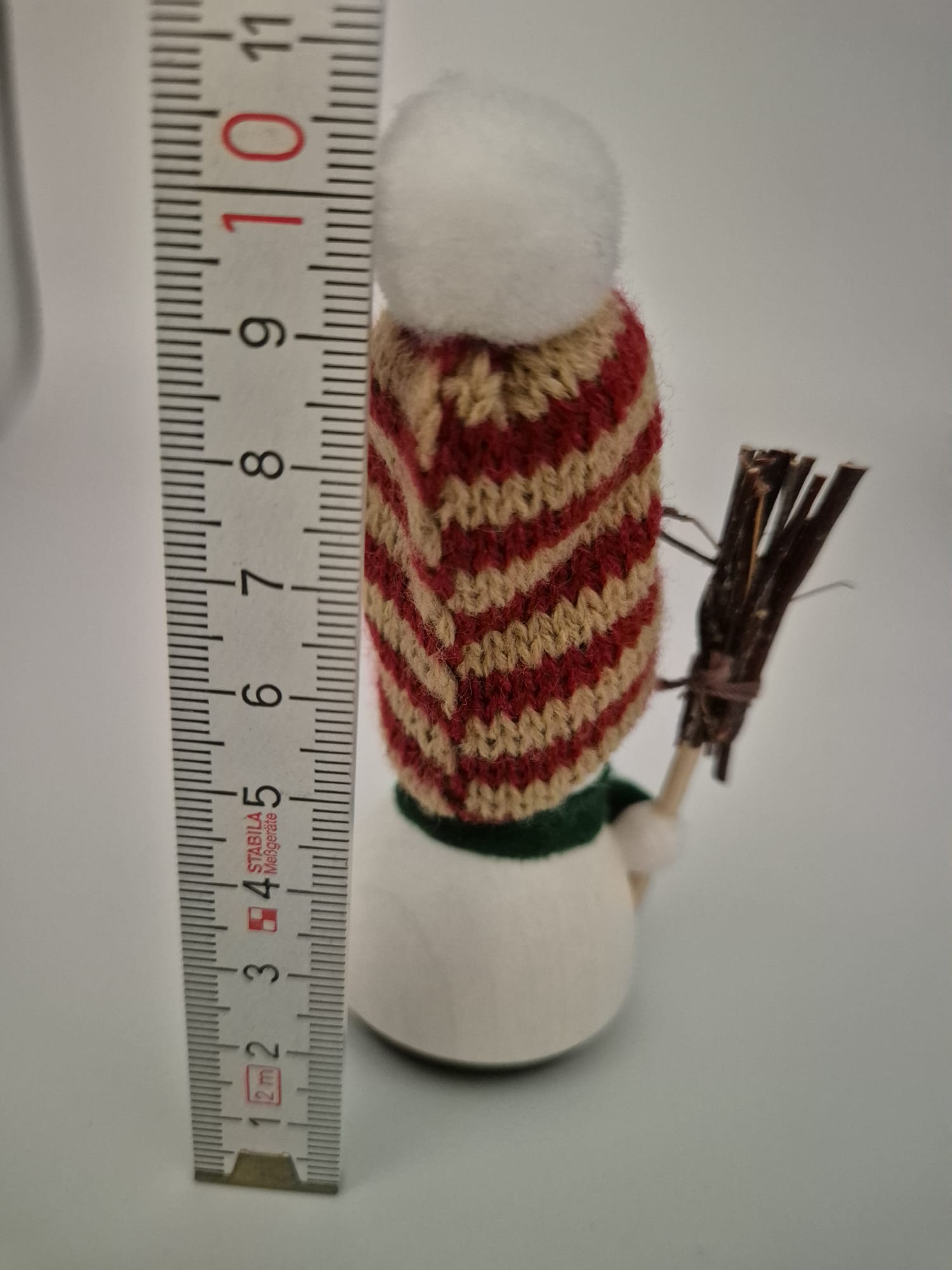 Ulbricht Schneemann Wackelmännchen Erzgebirge