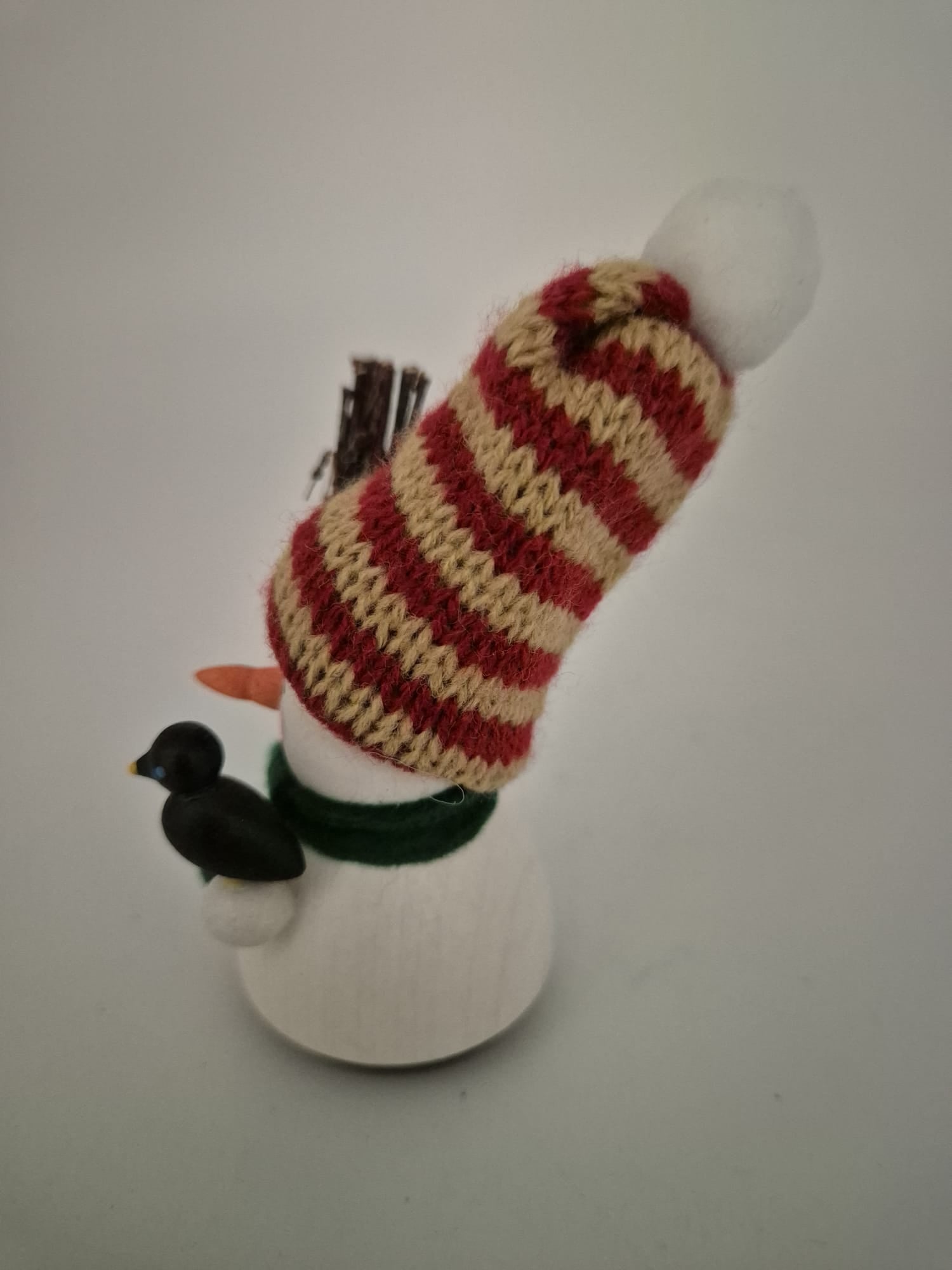 Ulbricht Schneemann Wackelmännchen Erzgebirge