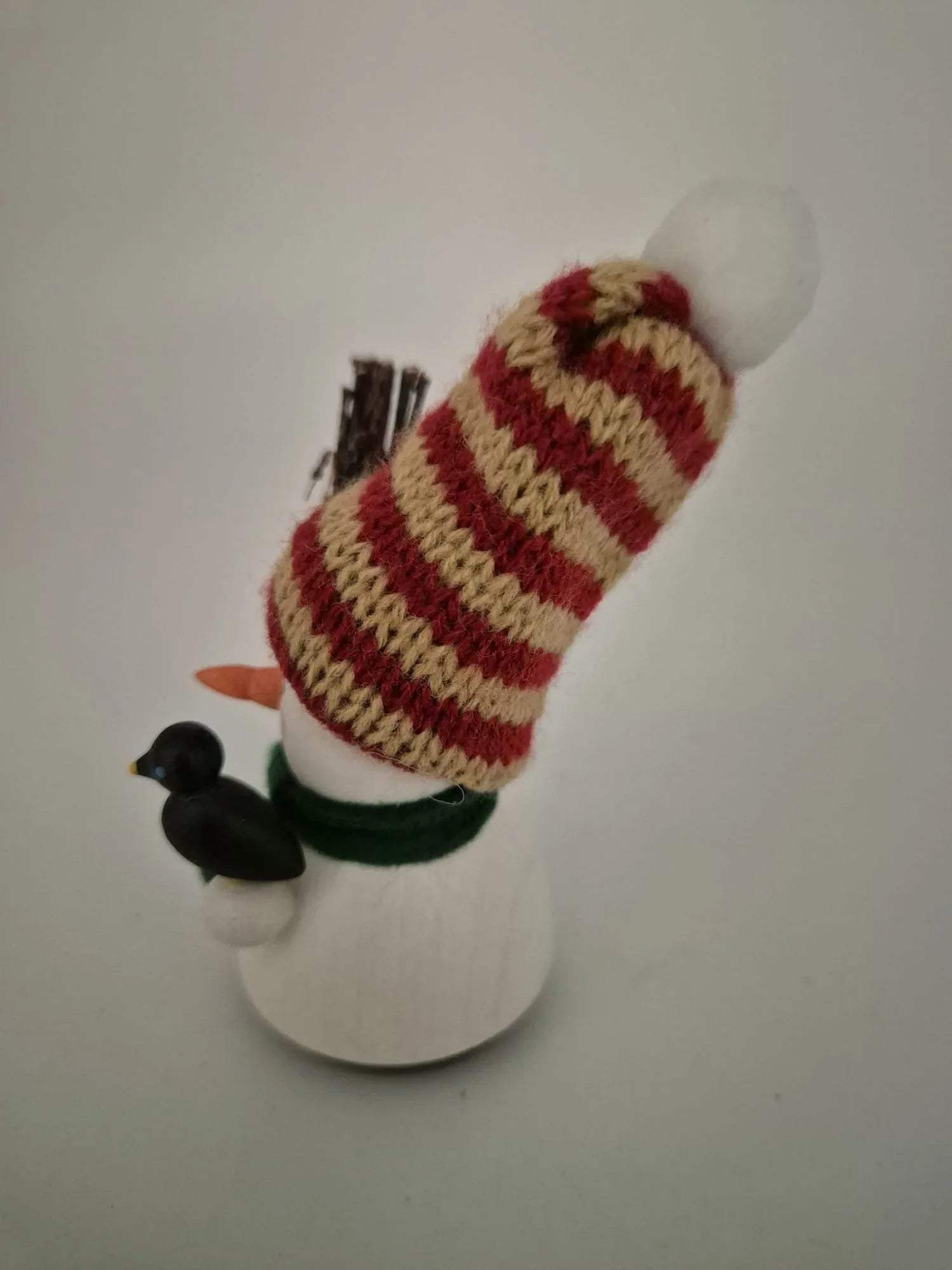 Ulbricht Schneemann Wackelmännchen Erzgebirge