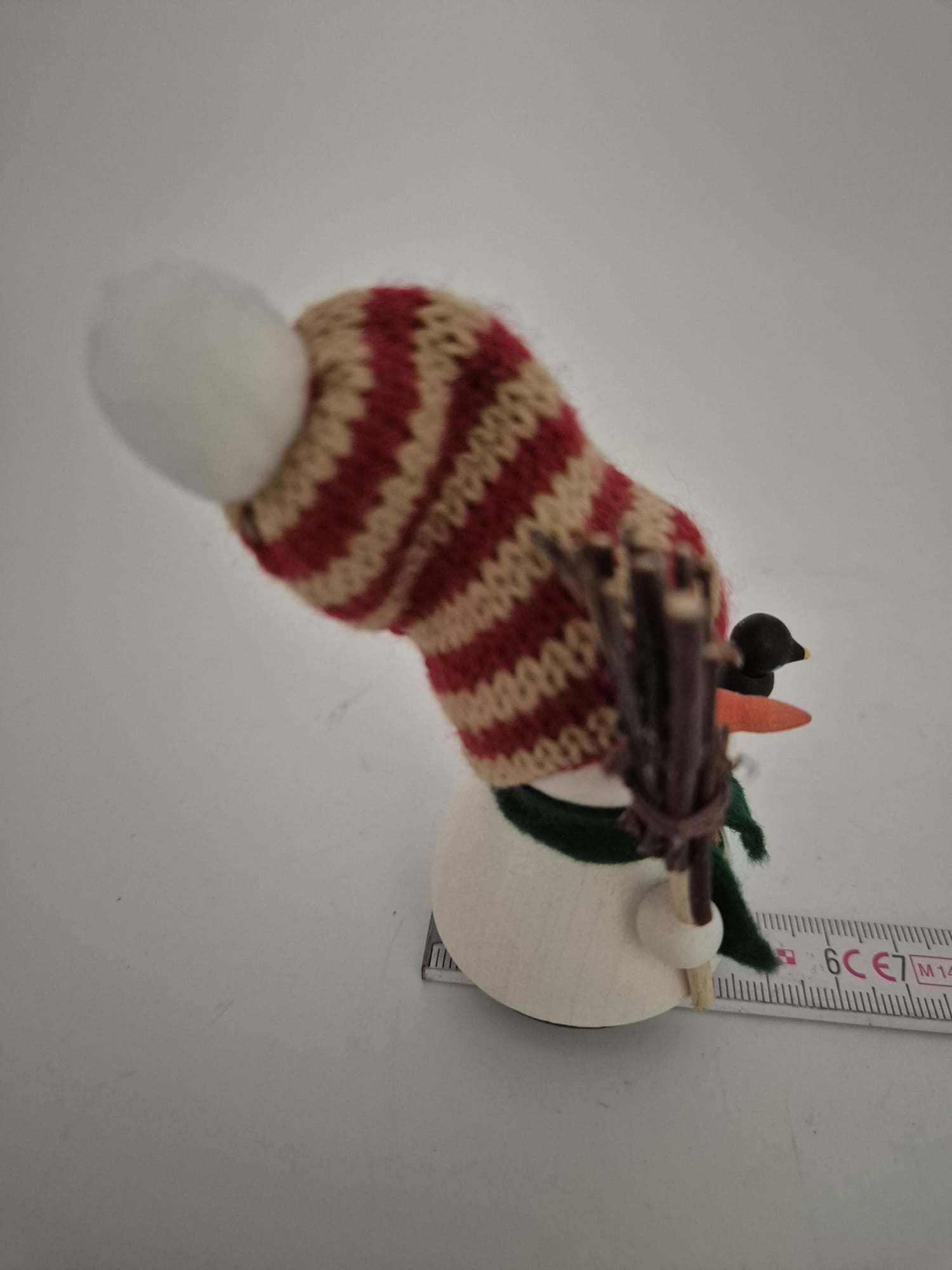 Ulbricht Schneemann Wackelmännchen Erzgebirge