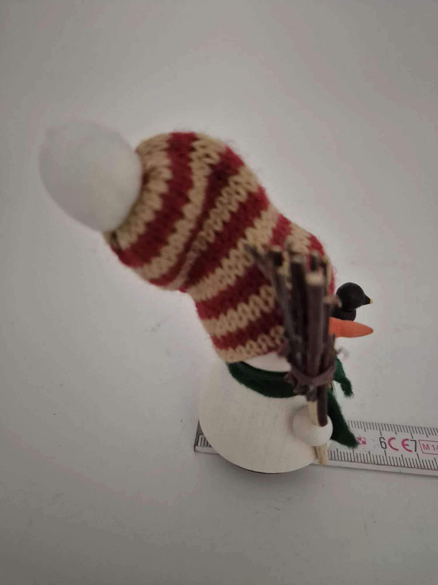 Ulbricht Schneemann Wackelmännchen Erzgebirge